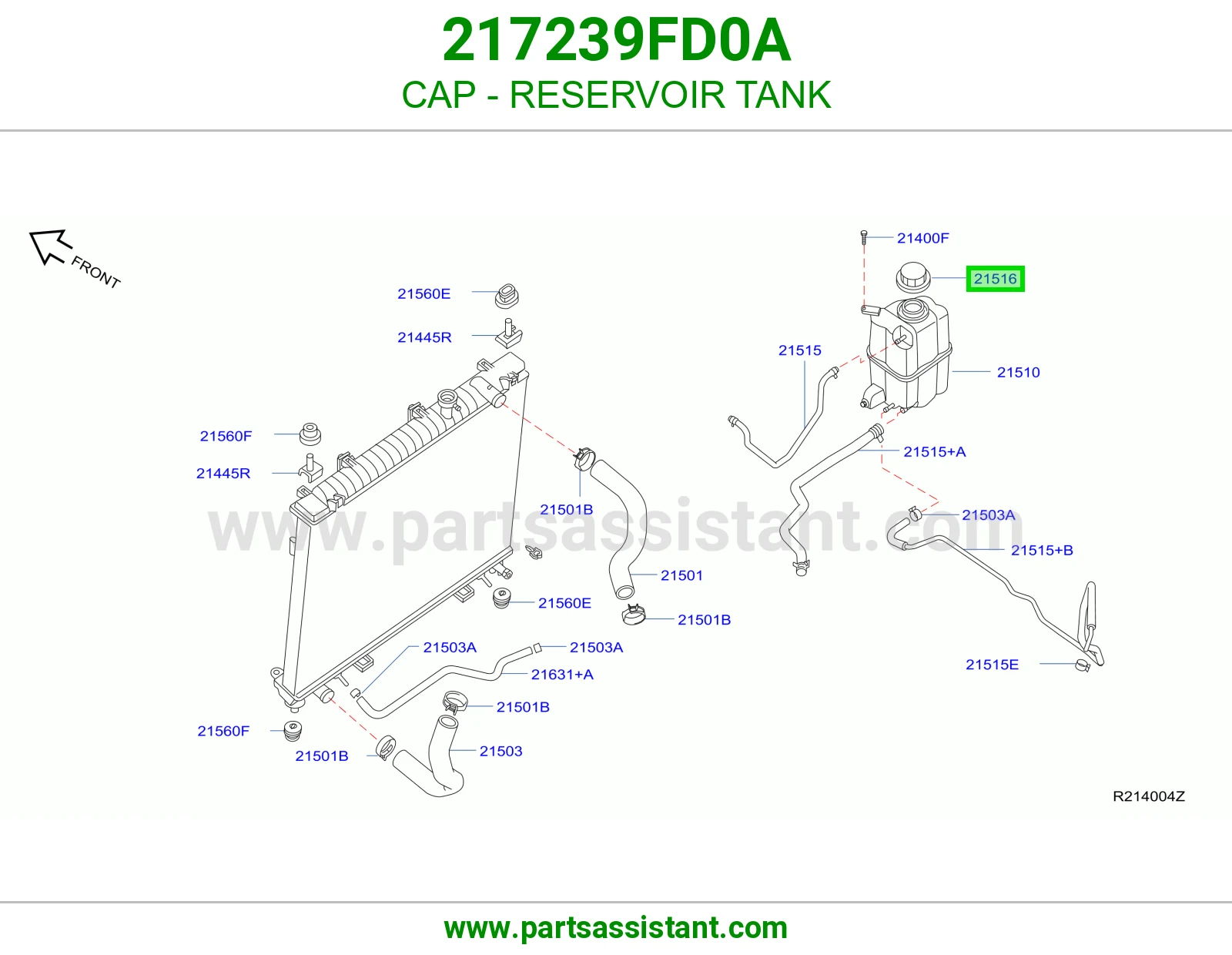 غطا قربه رديتر ماء 217239FD0A