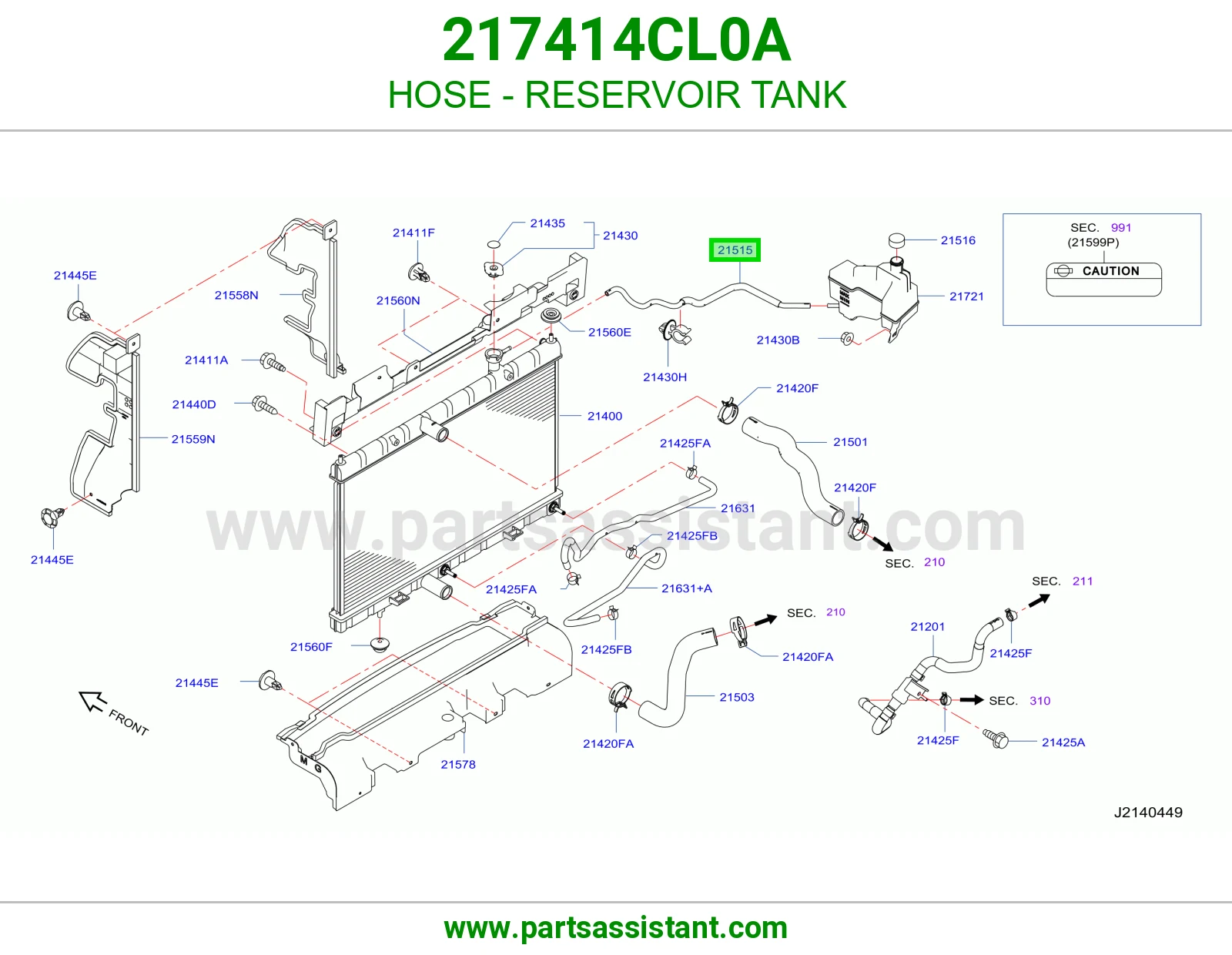 لي قربه رديتر 217414CL0A