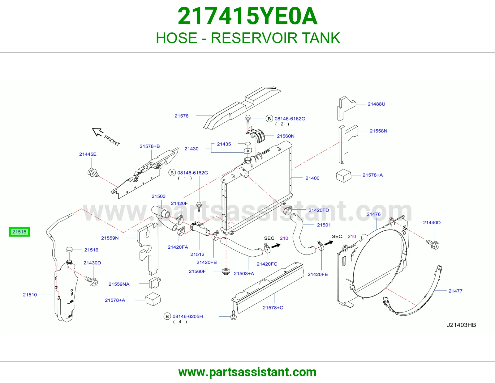 لي قربه رديتر 217415YE0A