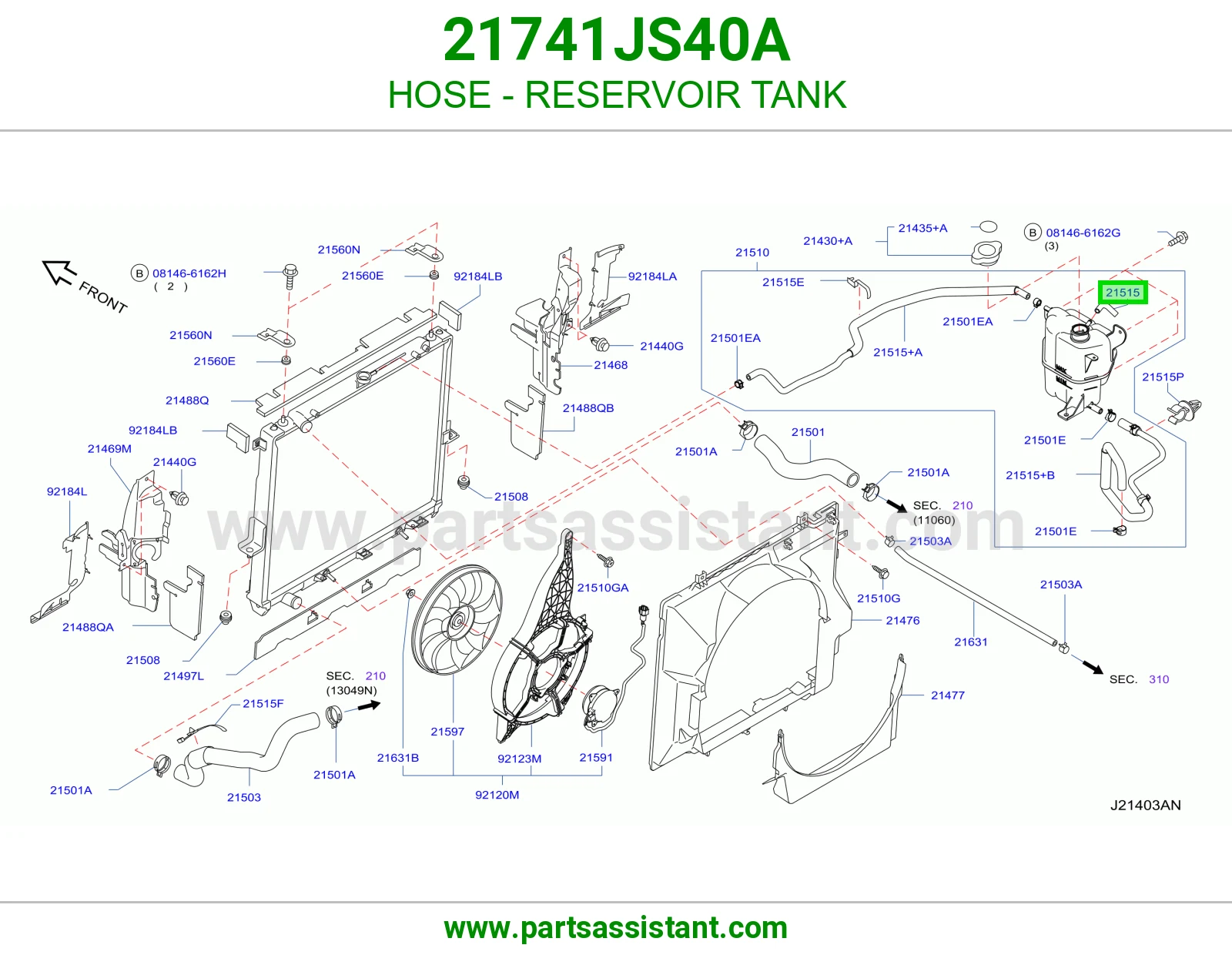 لي قربه رديتر 21741JS40A