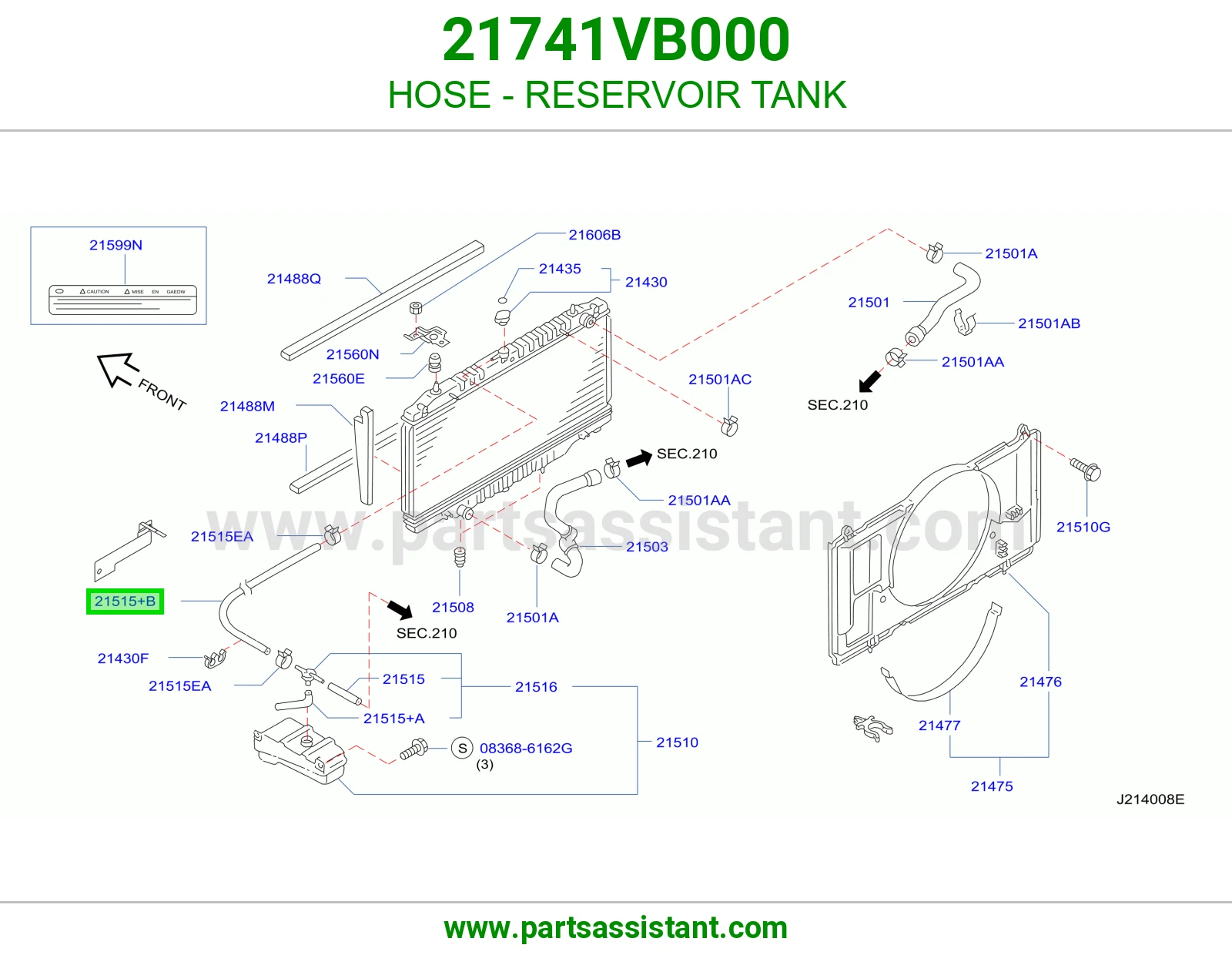 لي قربه رديتر 21741VB000