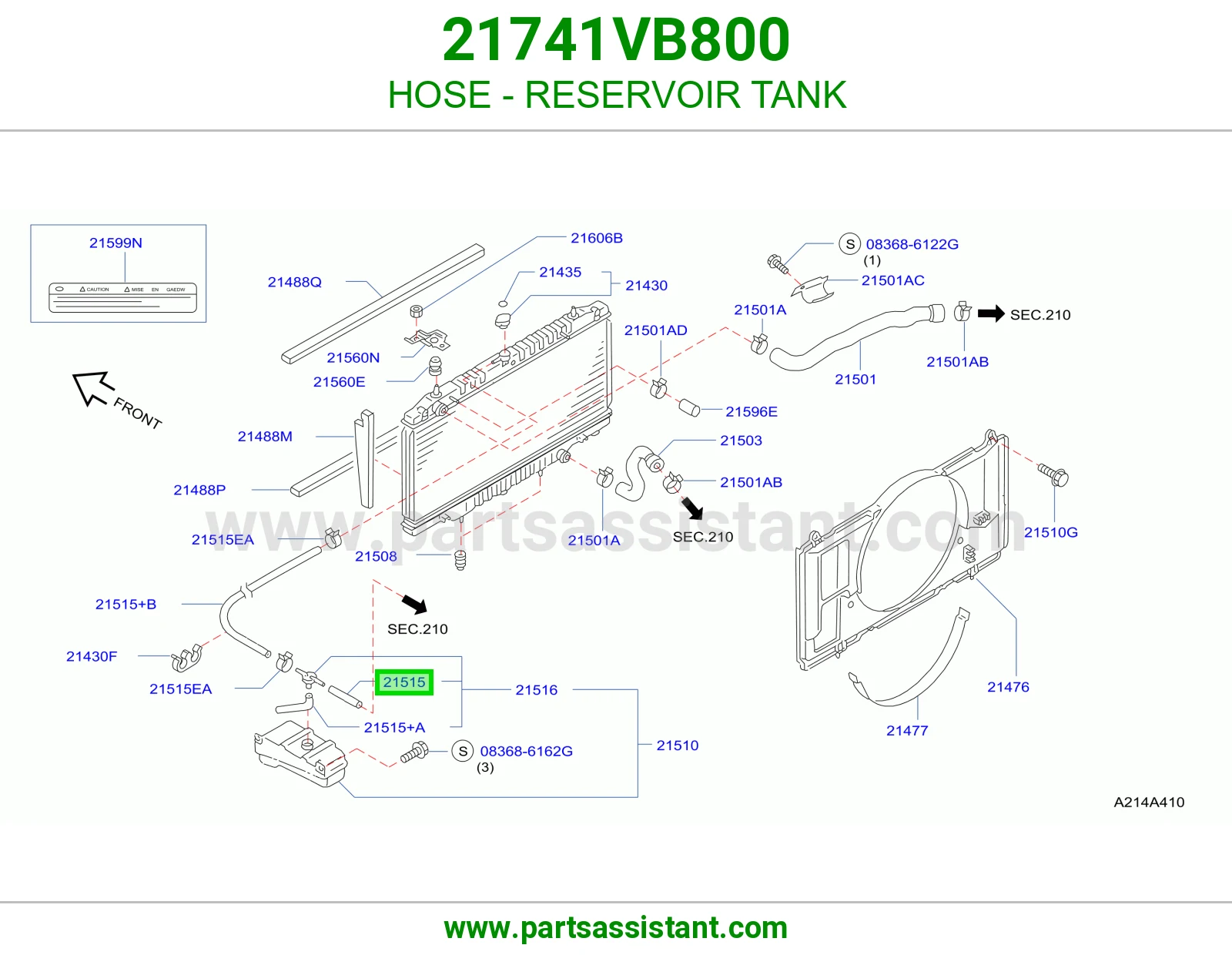 لي قربه رديتر 21741VB800