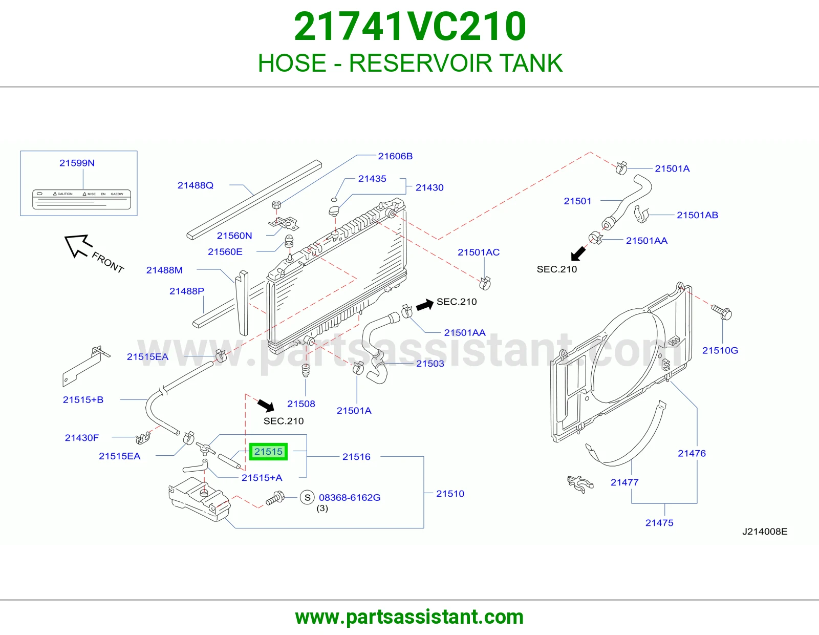 لي قربه رديتر 21741VC210