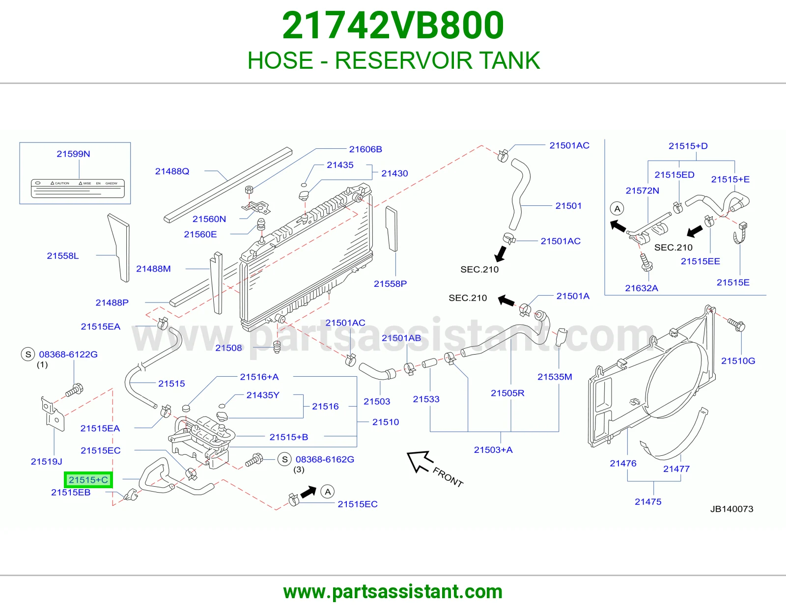 لي قربه رديتر 21742VB800