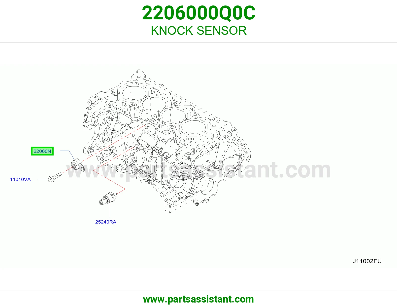 حساس صرقعه مكينه 2206000Q0C