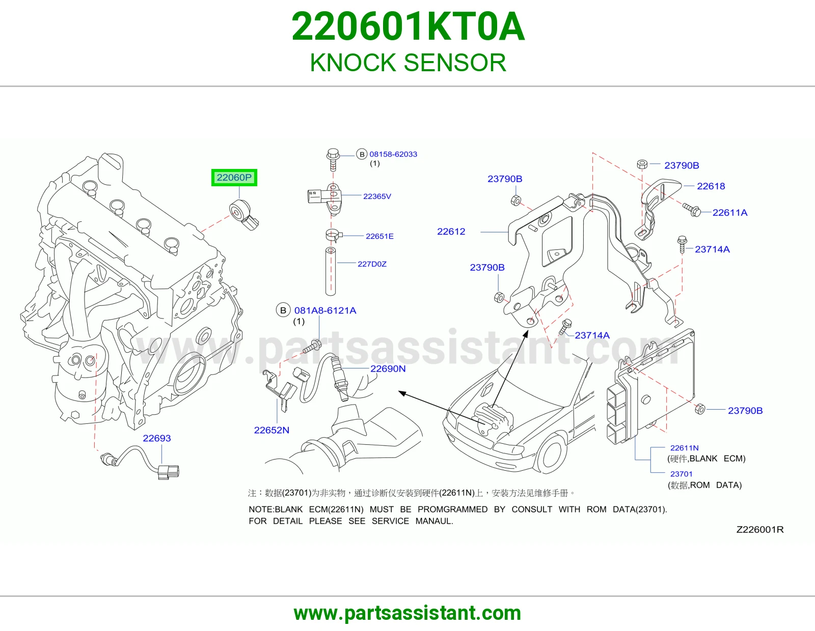 حساس صرقعه مكينه 220601KT0A