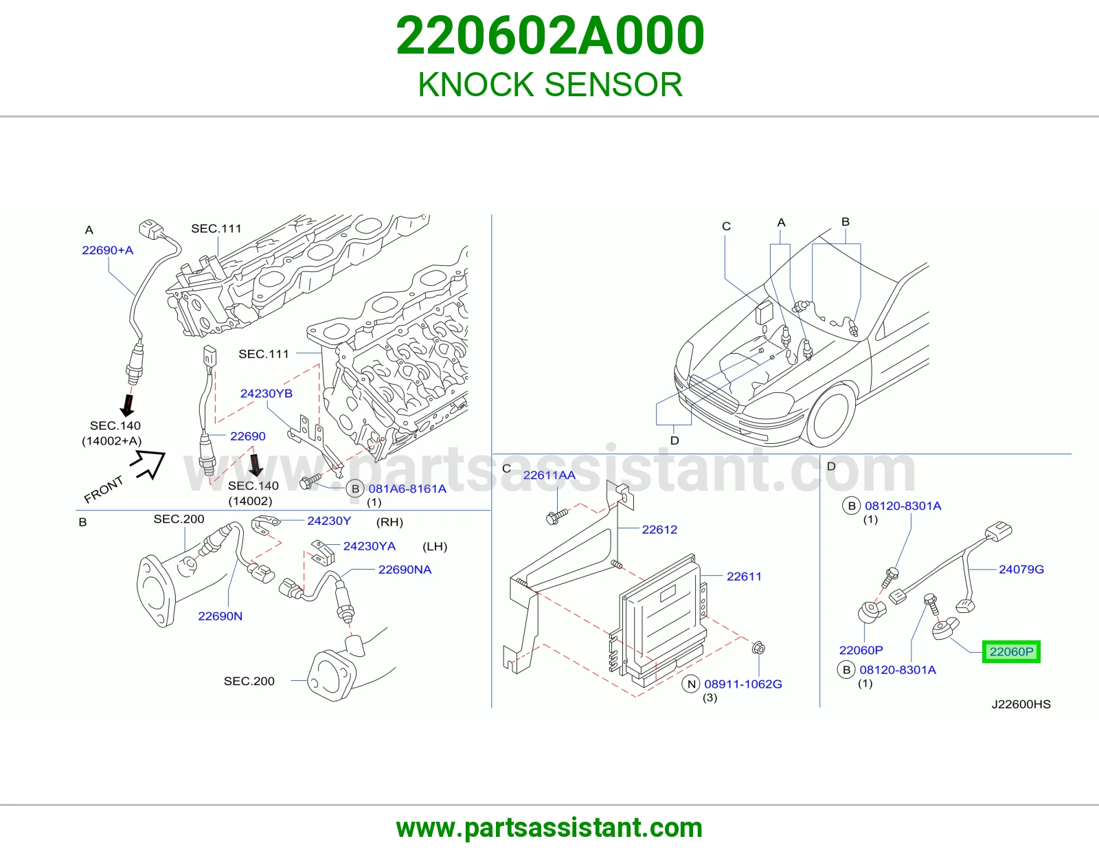 حساس صرقعه مكينه 220602A000