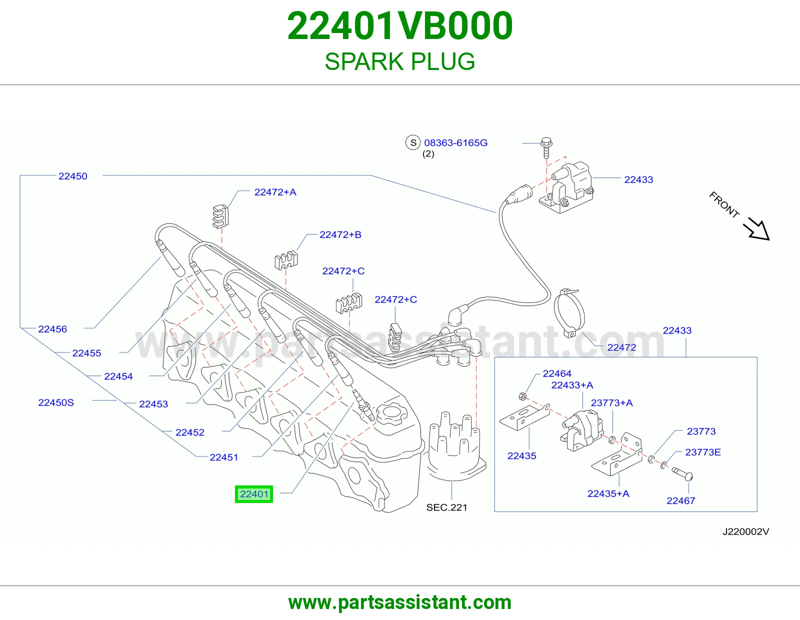 بواجي 22401VB000