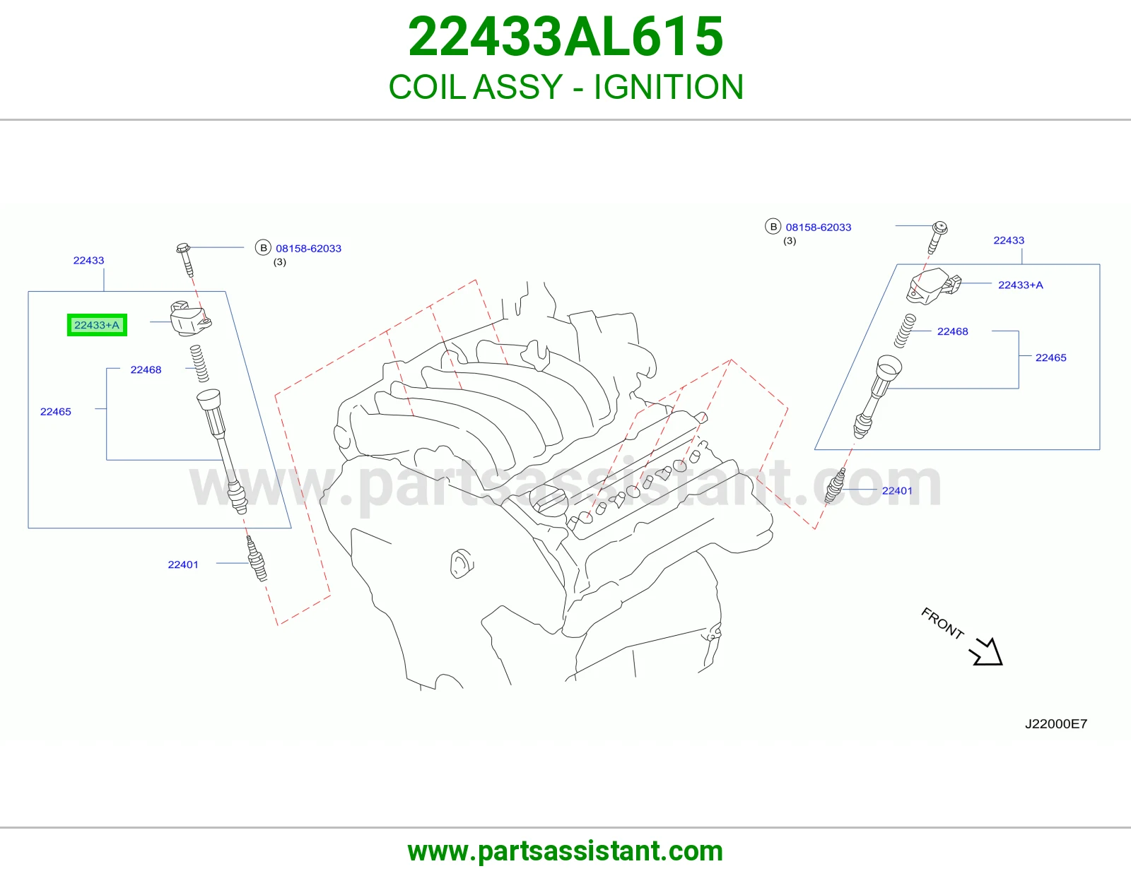 كويل 22433AL615
