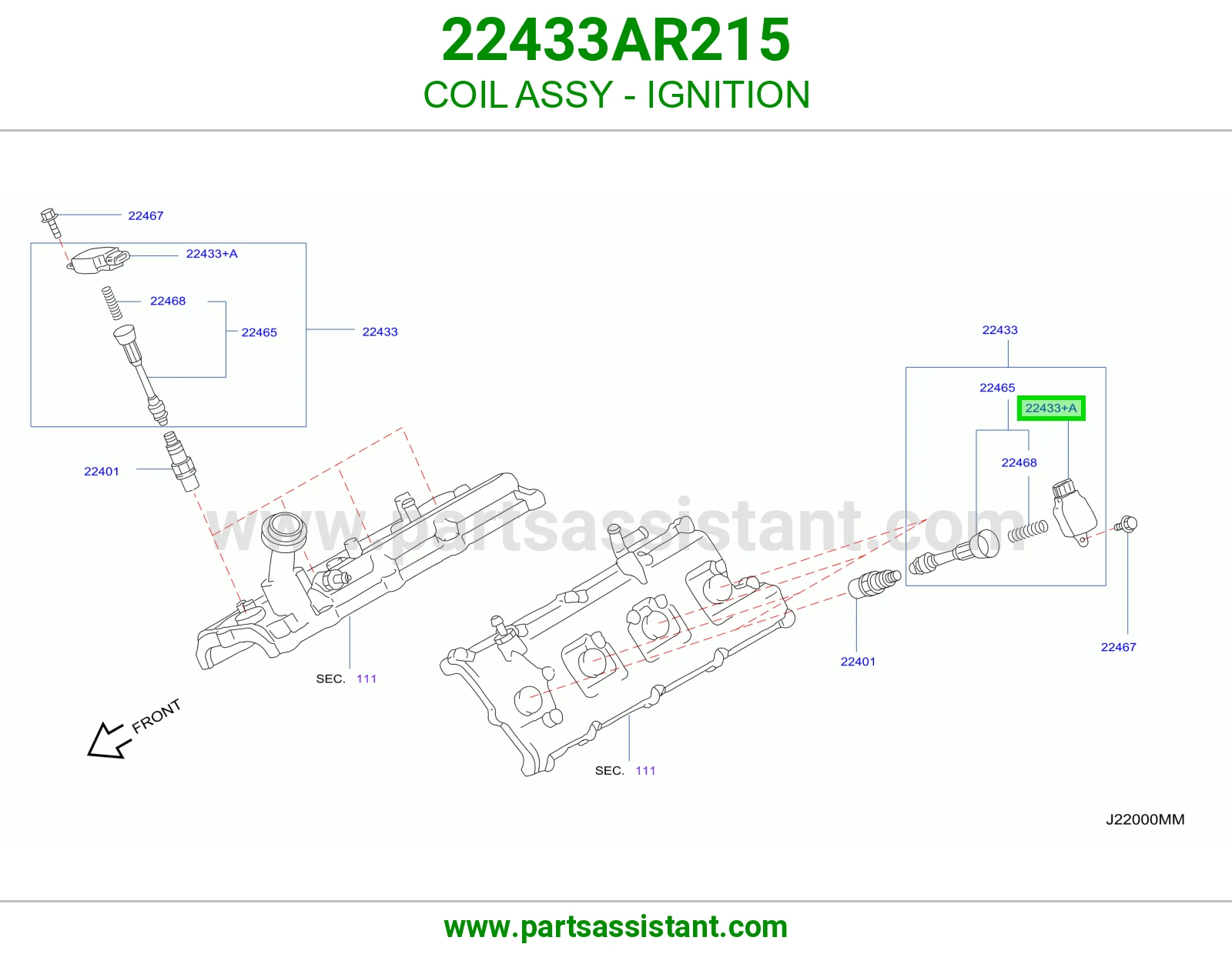 كويل 22433AR215