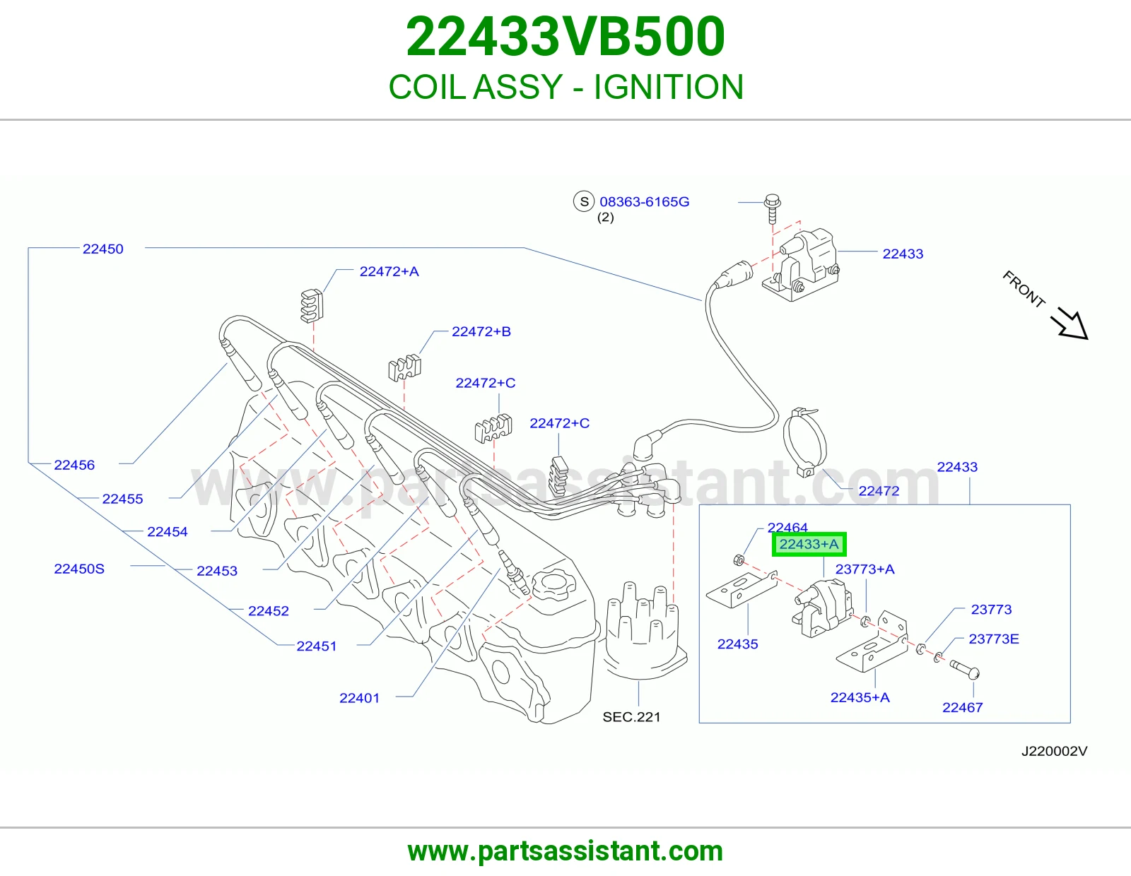 كويل 22433VB500