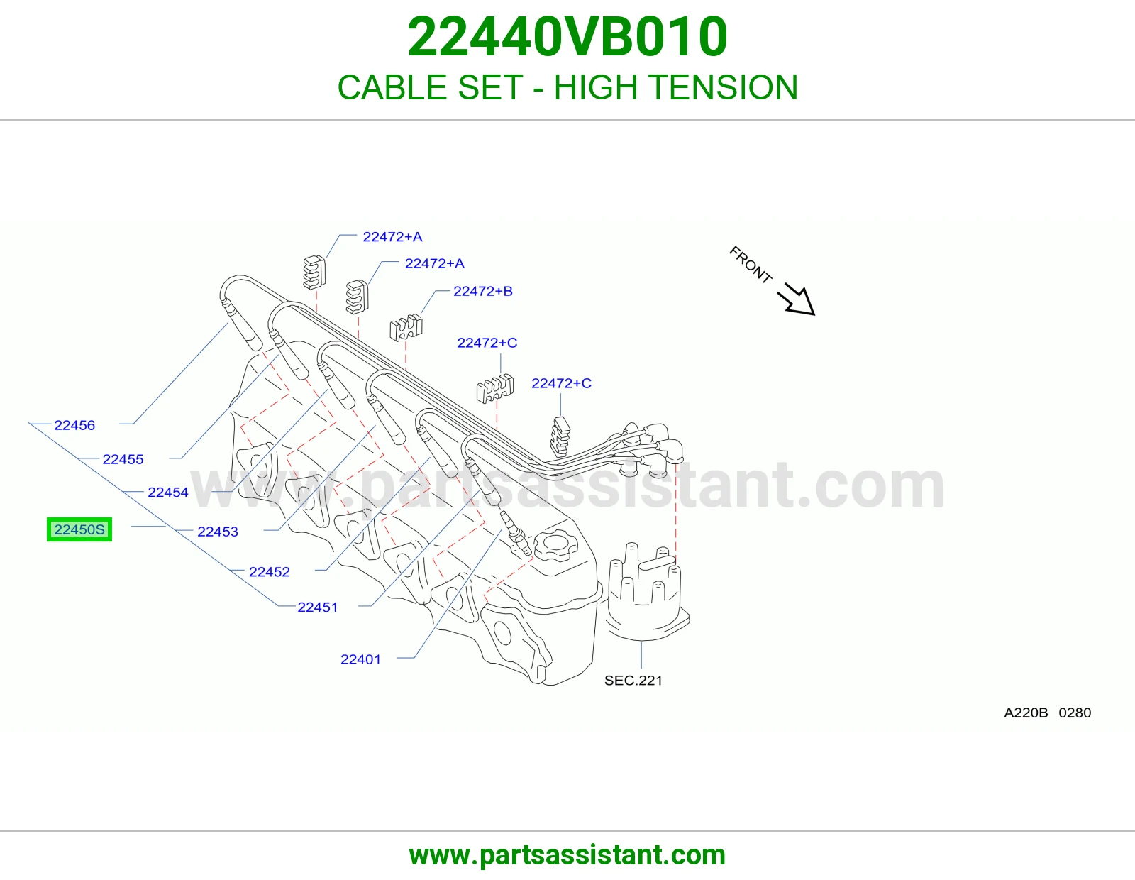 اسلاك بواجي 22440VB010
