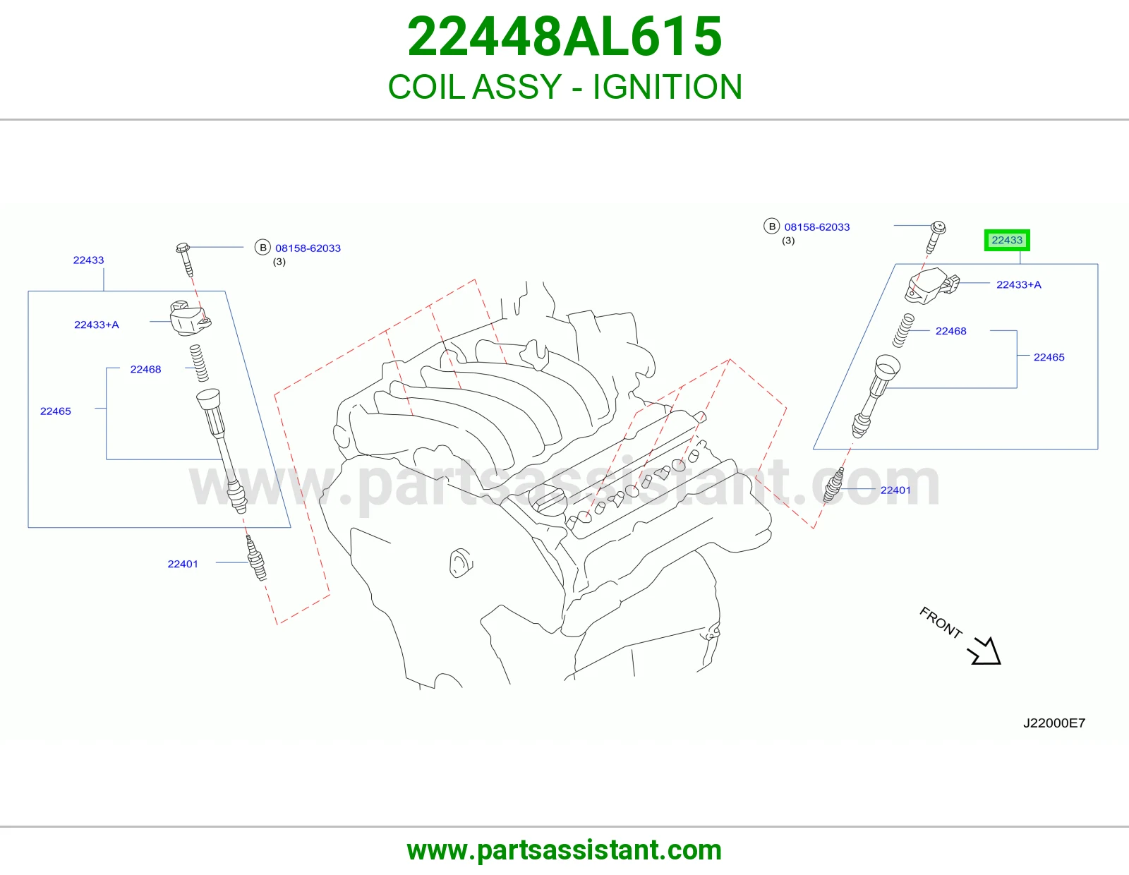 كويل 22448AL615