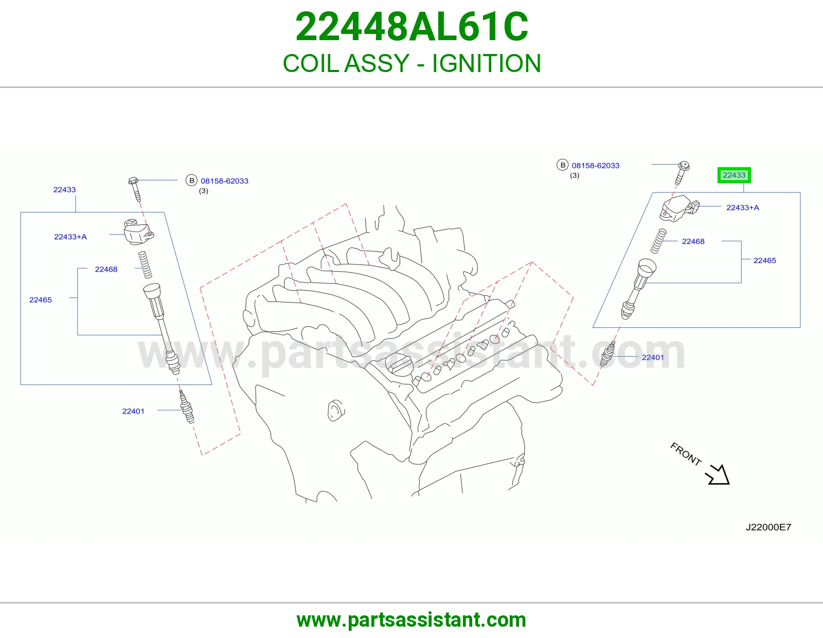 كويل 22448AL61C