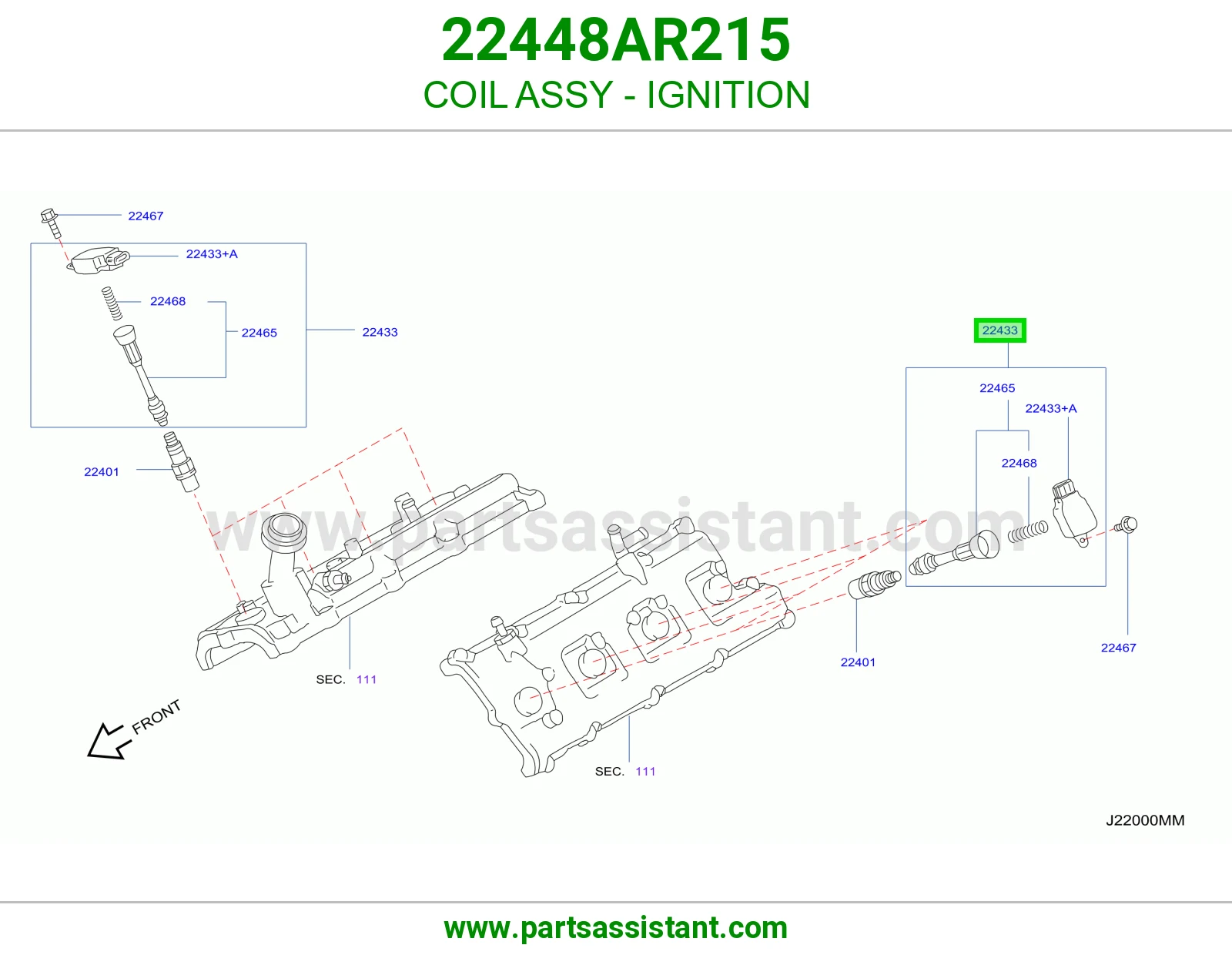 كويل 22448AR215