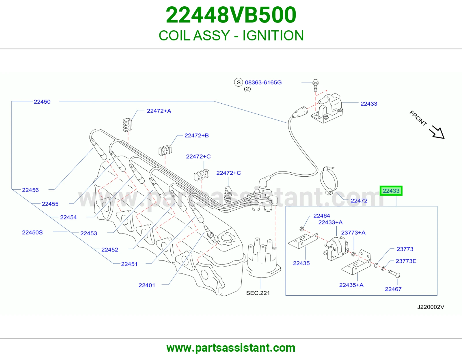 كويل 22448VB500