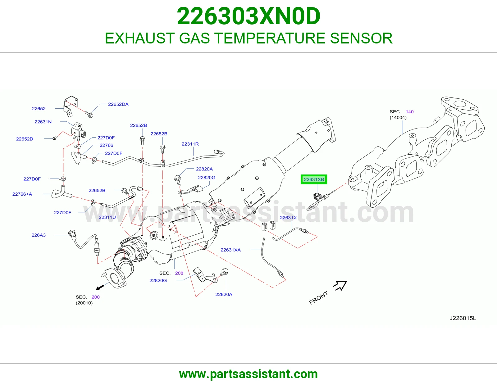 حساس حرارة شكمان 226303XN0D