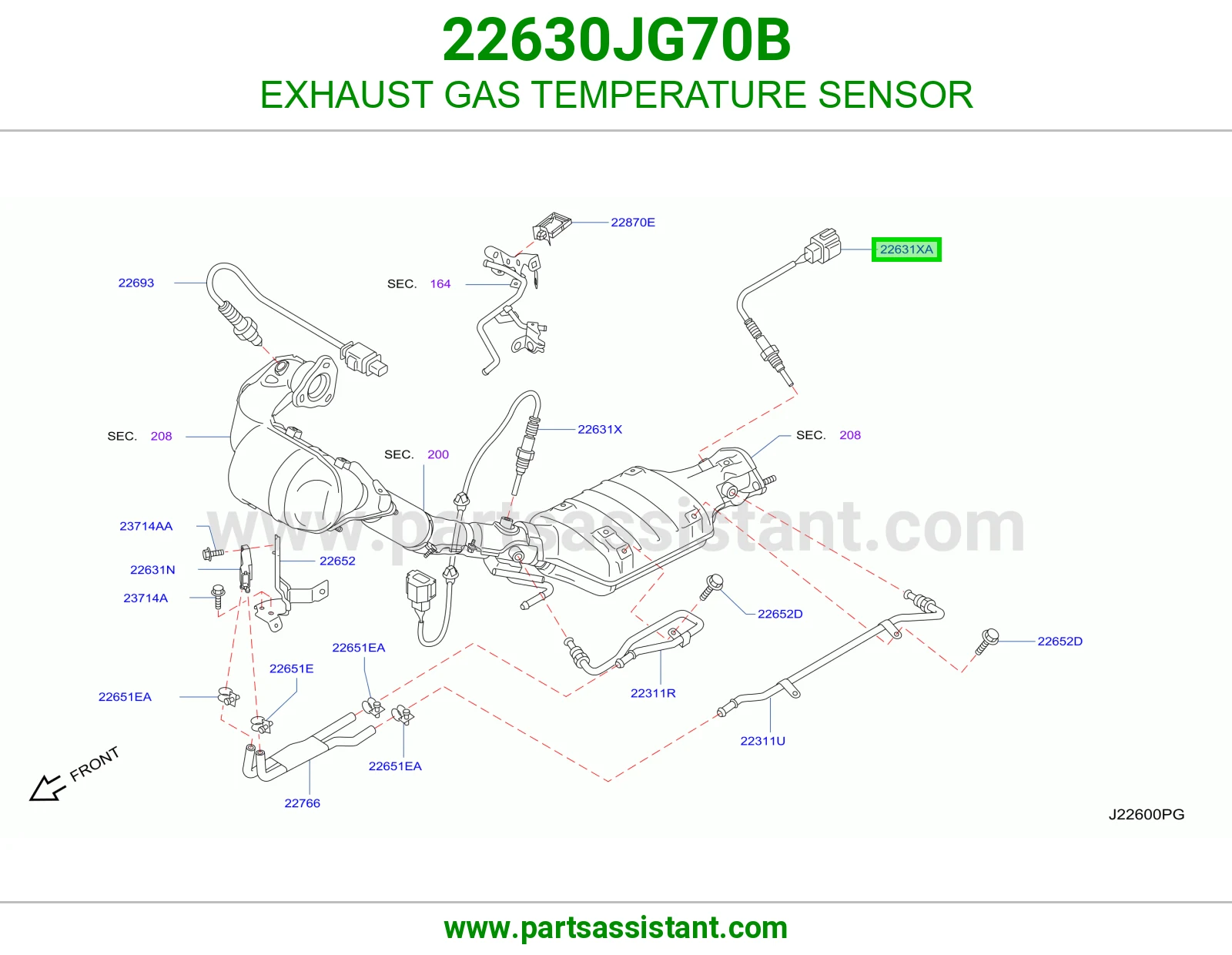 حساس حرارة شكمان 22630JG70B
