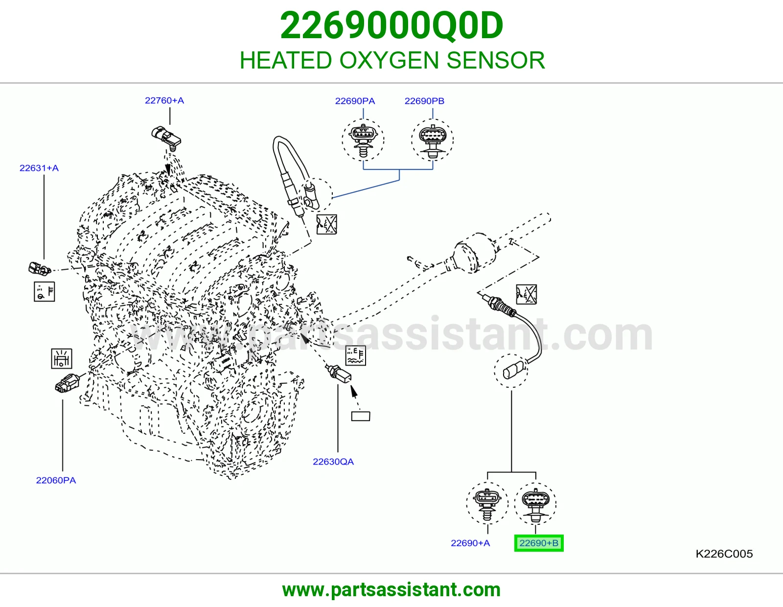 حساس قزوز اكسجين 2269000Q0D