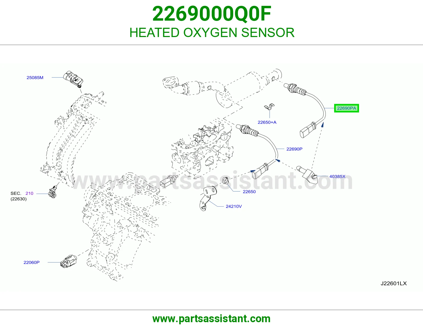 حساس قزوز اكسجين 2269000Q0F