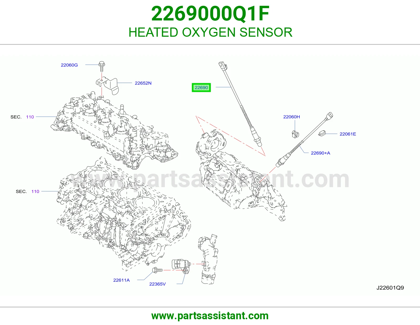 حساس قزوز اكسجين 2269000Q1F
