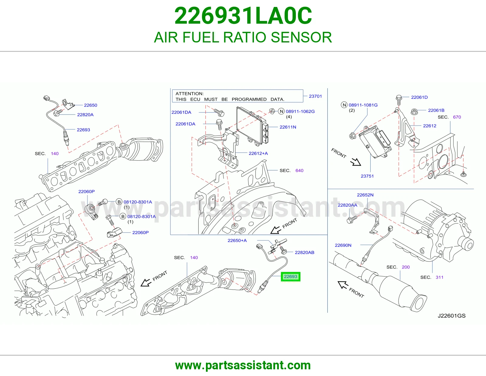 حساس قزوز اكسجين 226931LA0C
