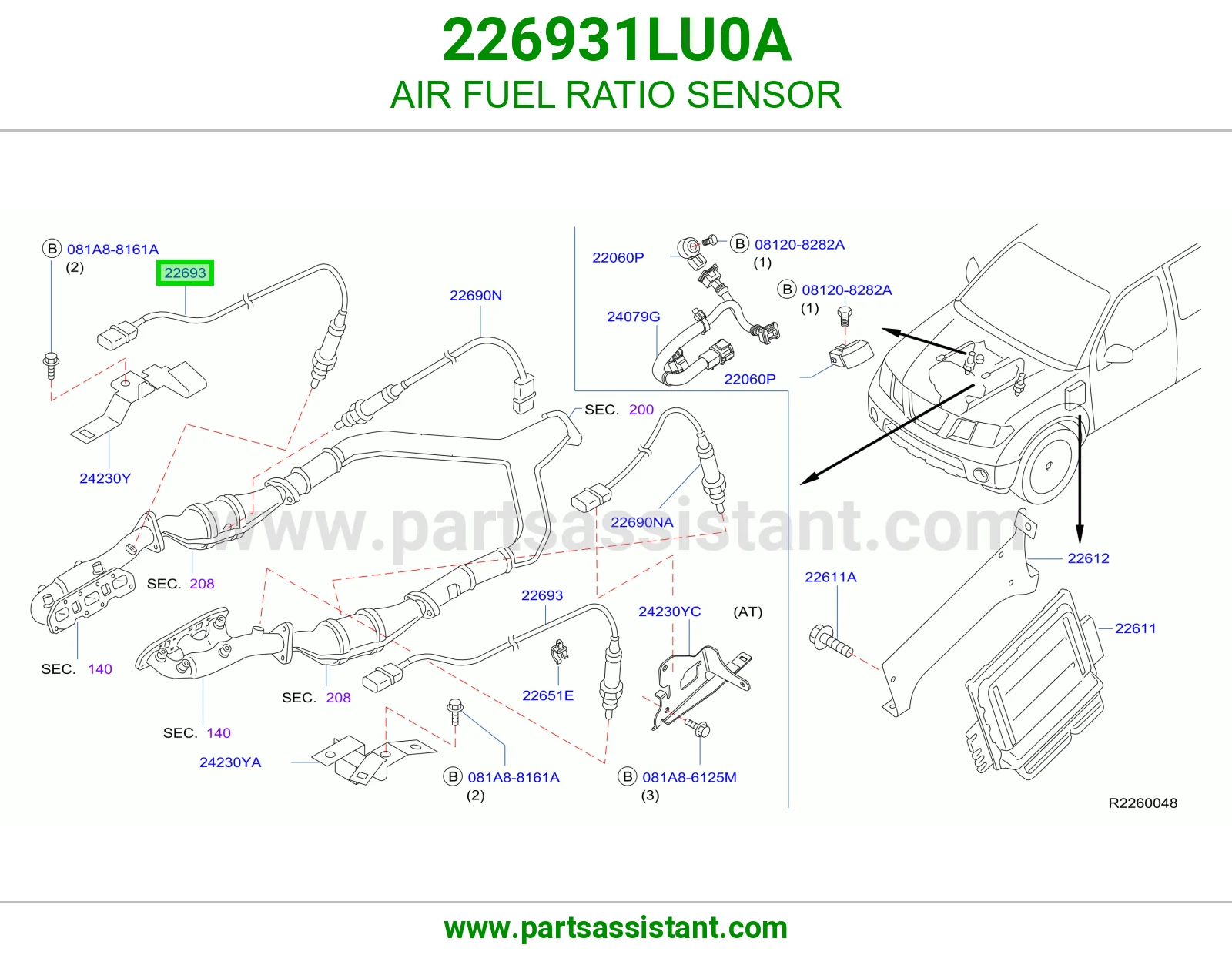 حساس قزوز اكسجين 226931LU0A