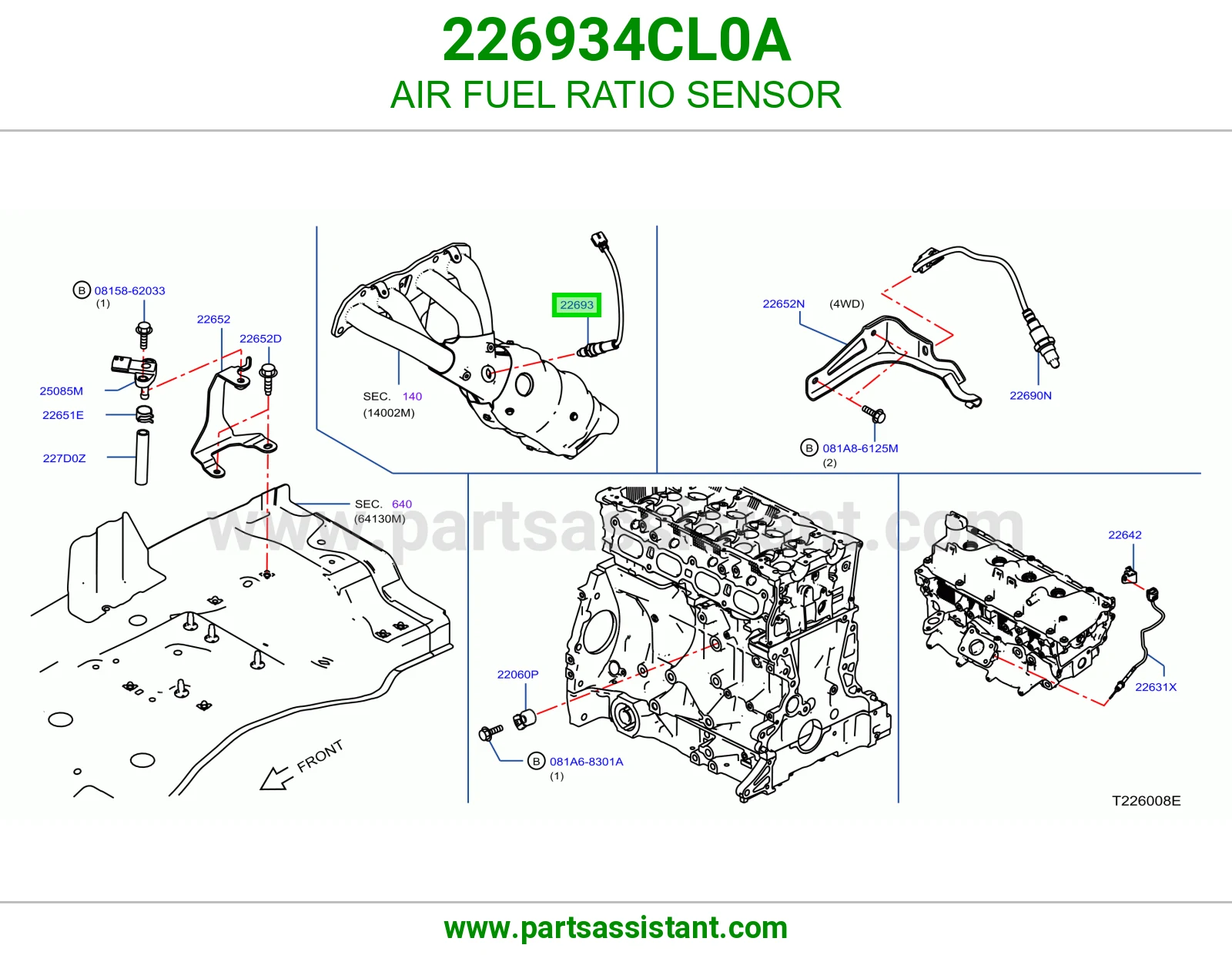 حساس قزوز اكسجين 226934CL0A