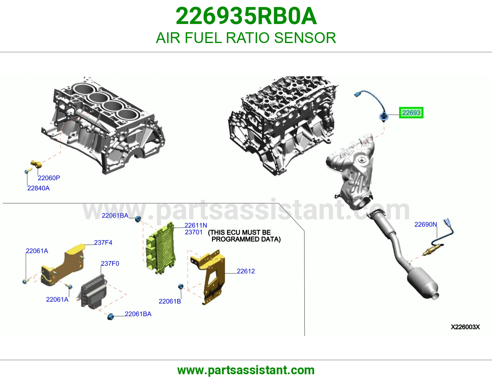 حساس قزوز اكسجين 226935RB0A