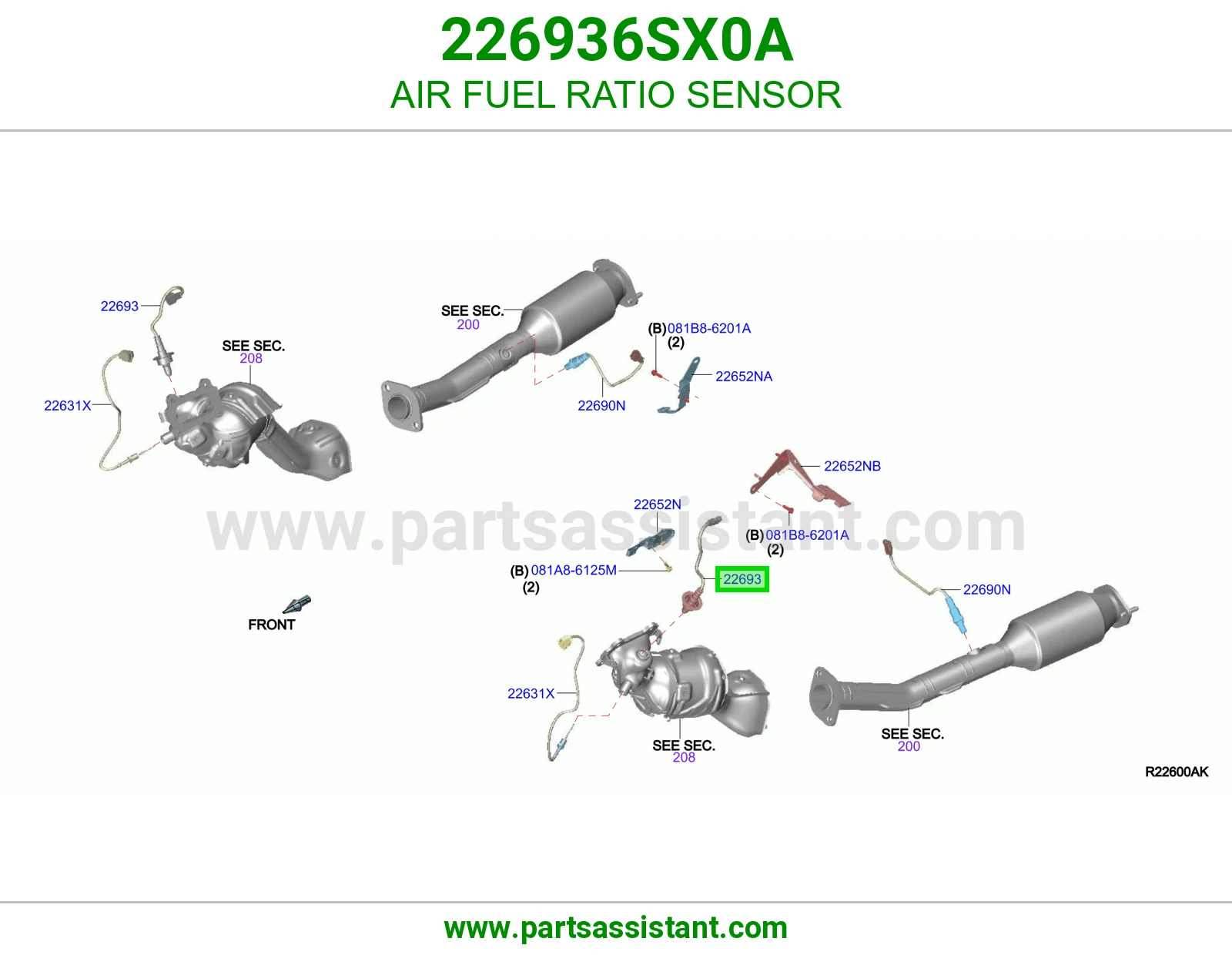 حساس قزوز اكسجين 226936SX0A