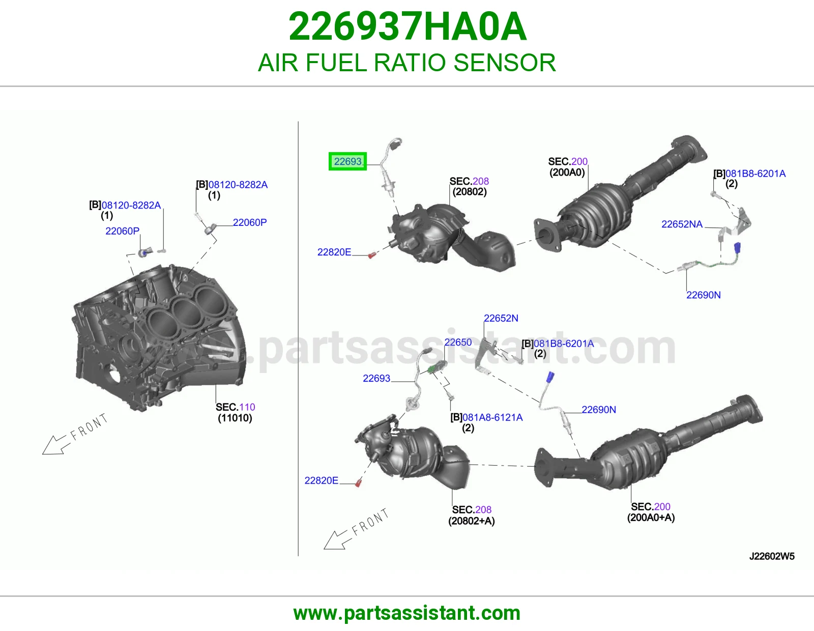 حساس قزوز اكسجين 226937HA0A