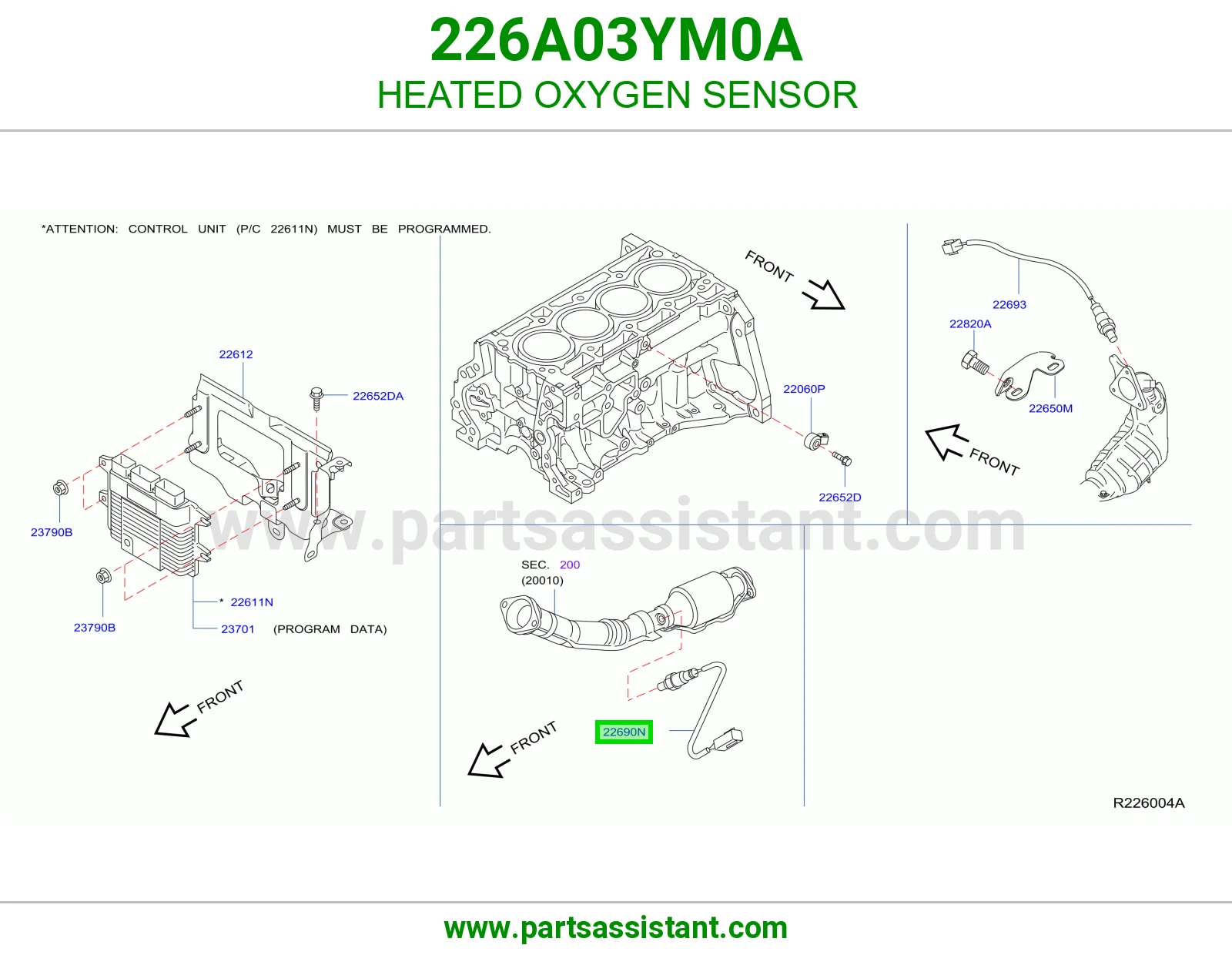 حساس قزوز اكسجين 226A03YM0A