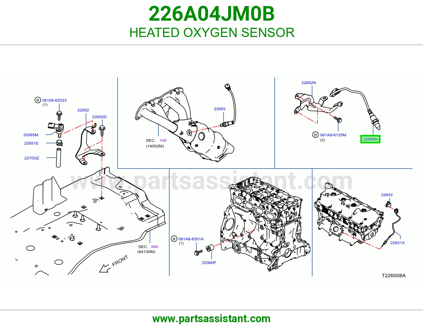 حساس قزوز اكسجين 226A04JM0B