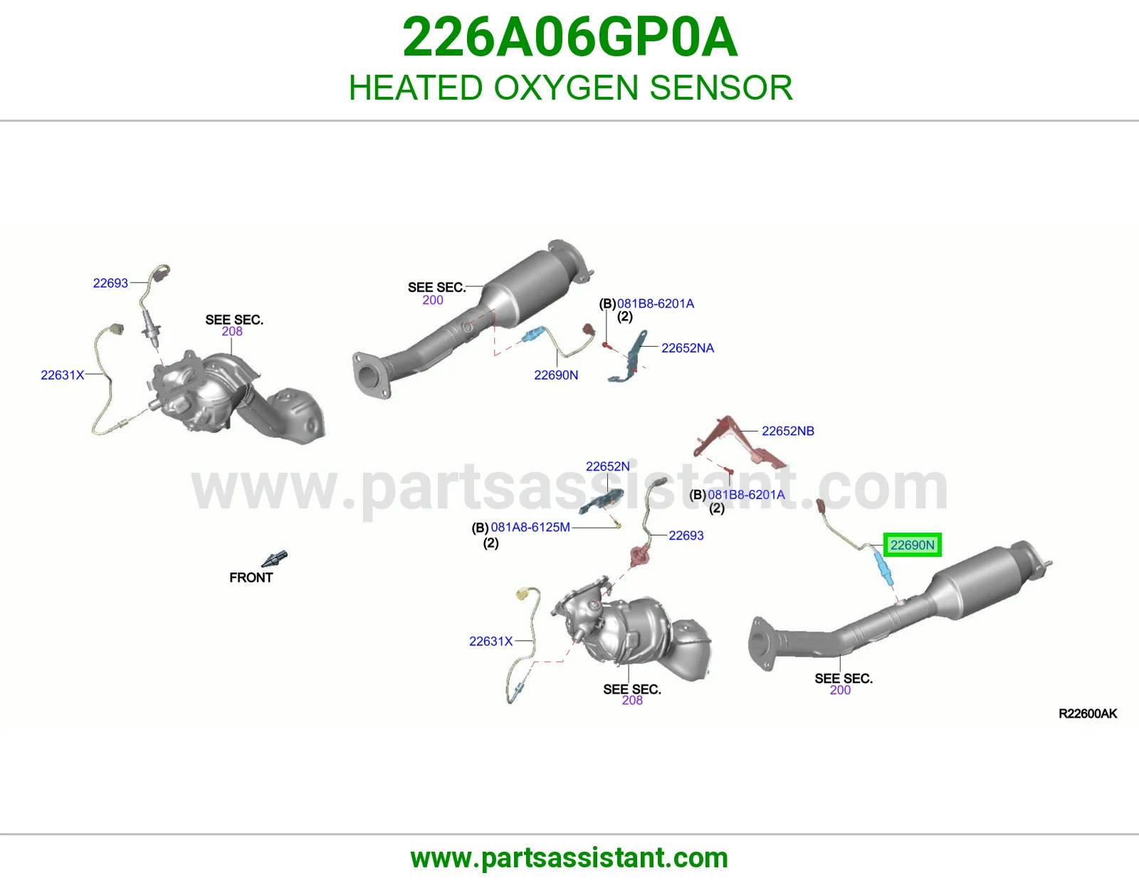 حساس قزوز اكسجين 226A06GP0A