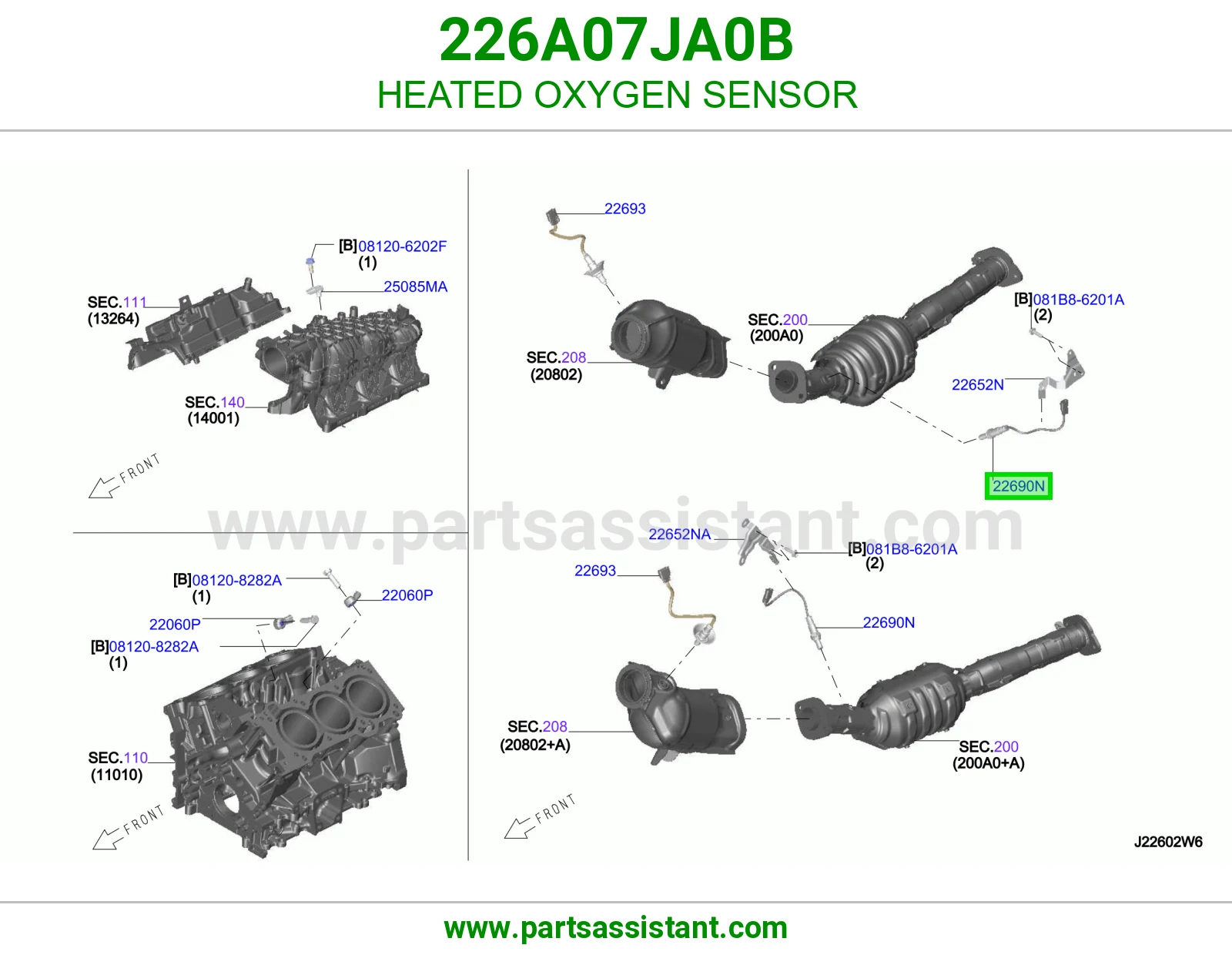 حساس قزوز اكسجين 226A07JA0B