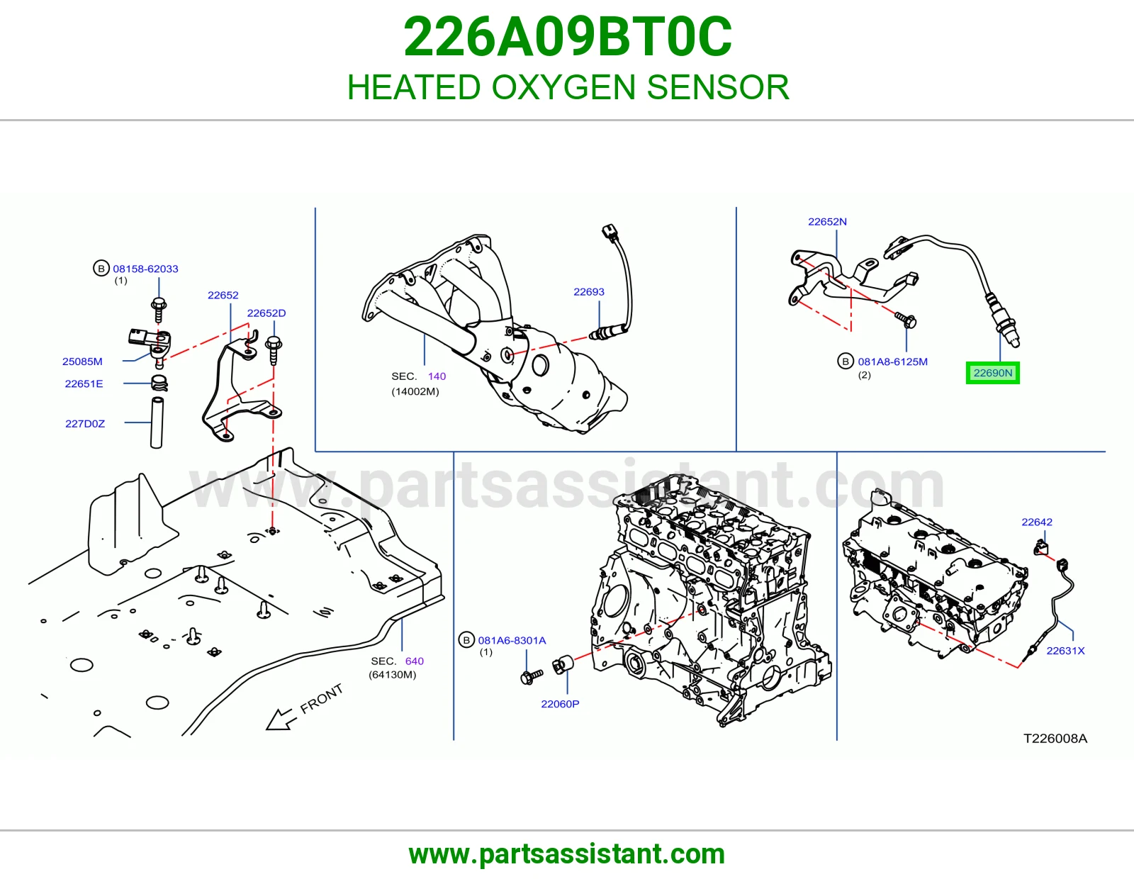 حساس قزوز اكسجين 226A09BT0C