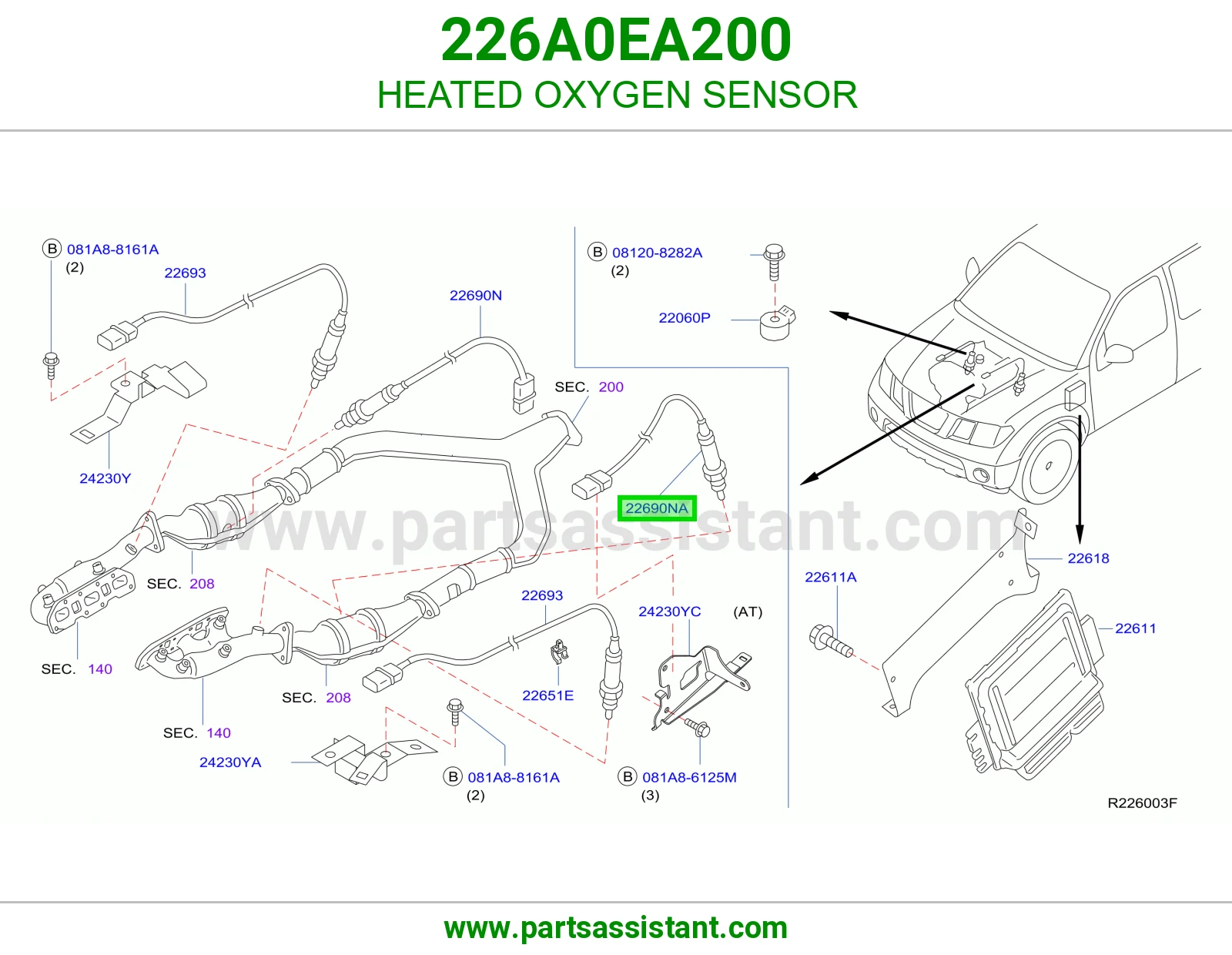 حساس قزوز اكسجين 226A0EA200