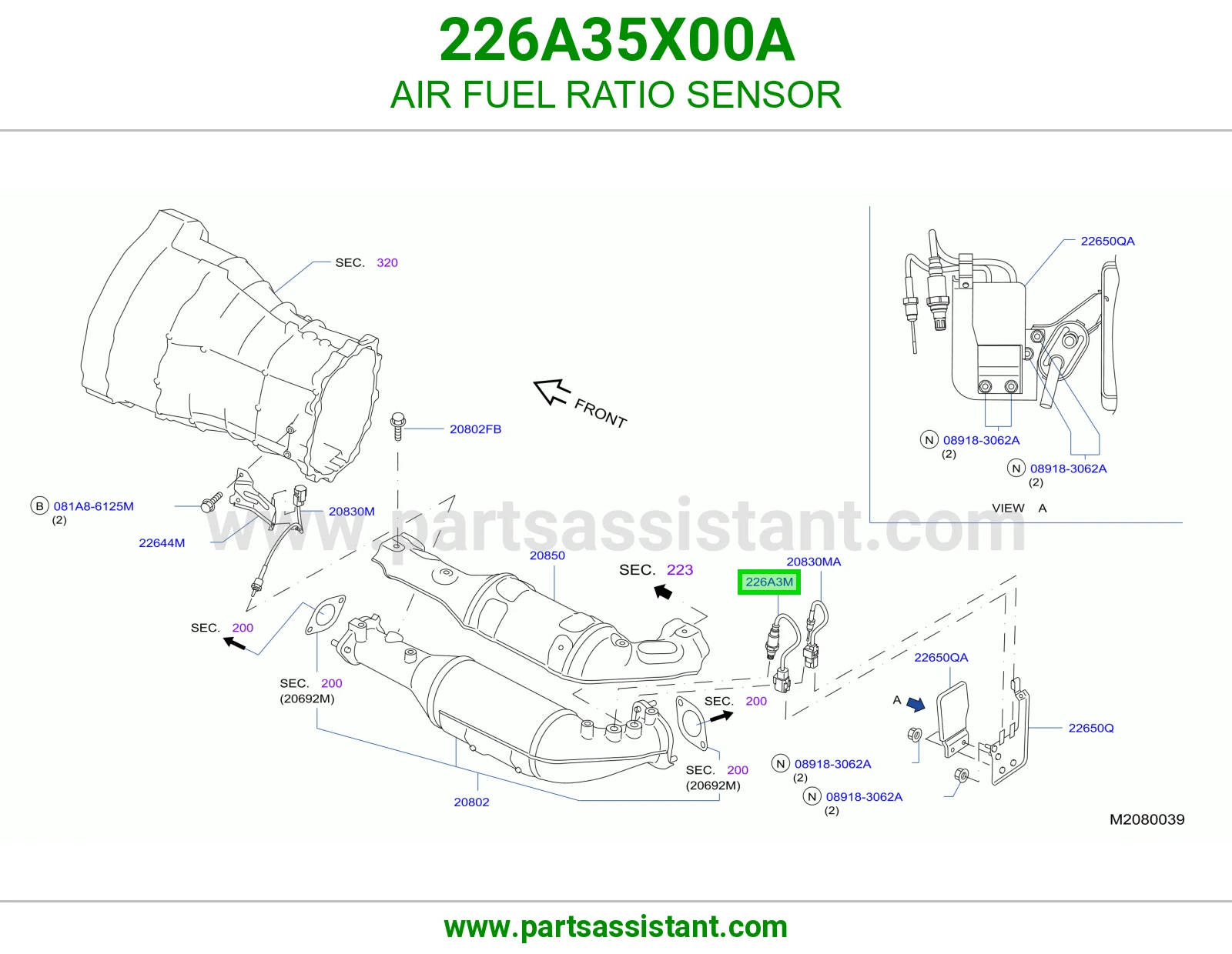 حساس قزوز اكسجين 226A35X00A