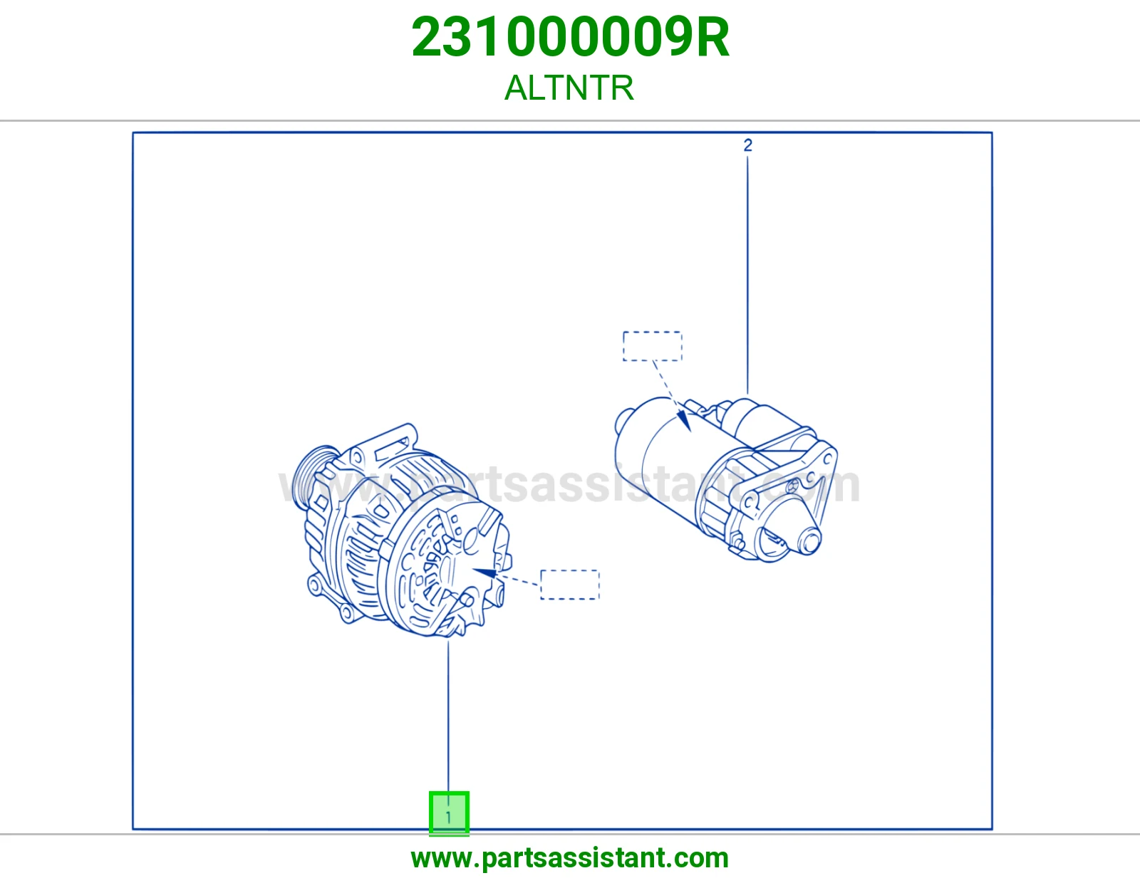 دينمو 231000009R