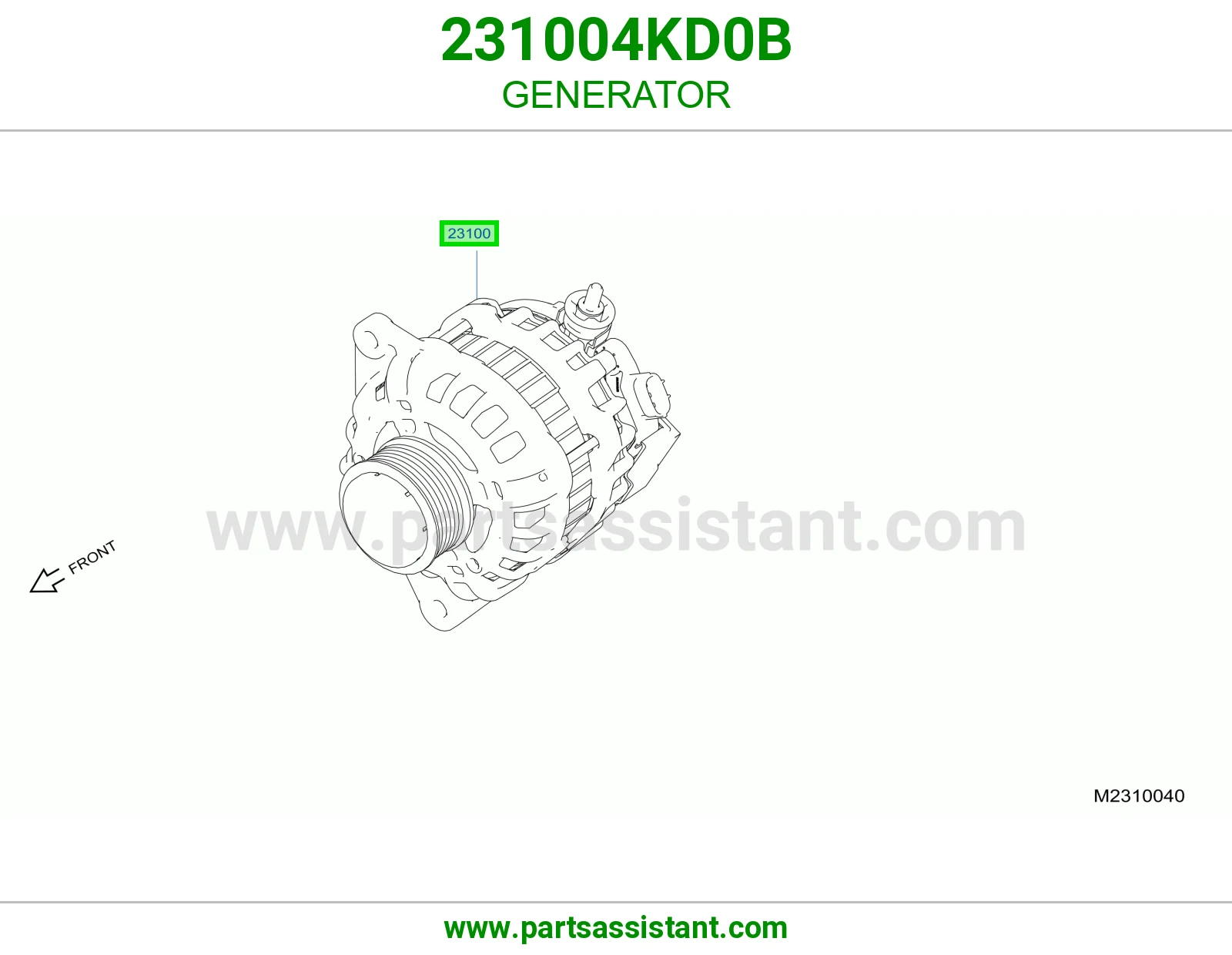 دينمو كهرب كامل 231004KD0B