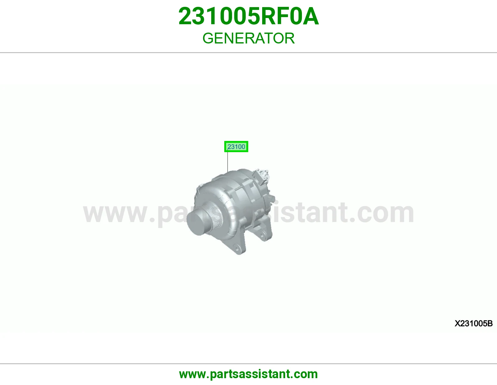 دينمو كهرب كامل 231005RF0A