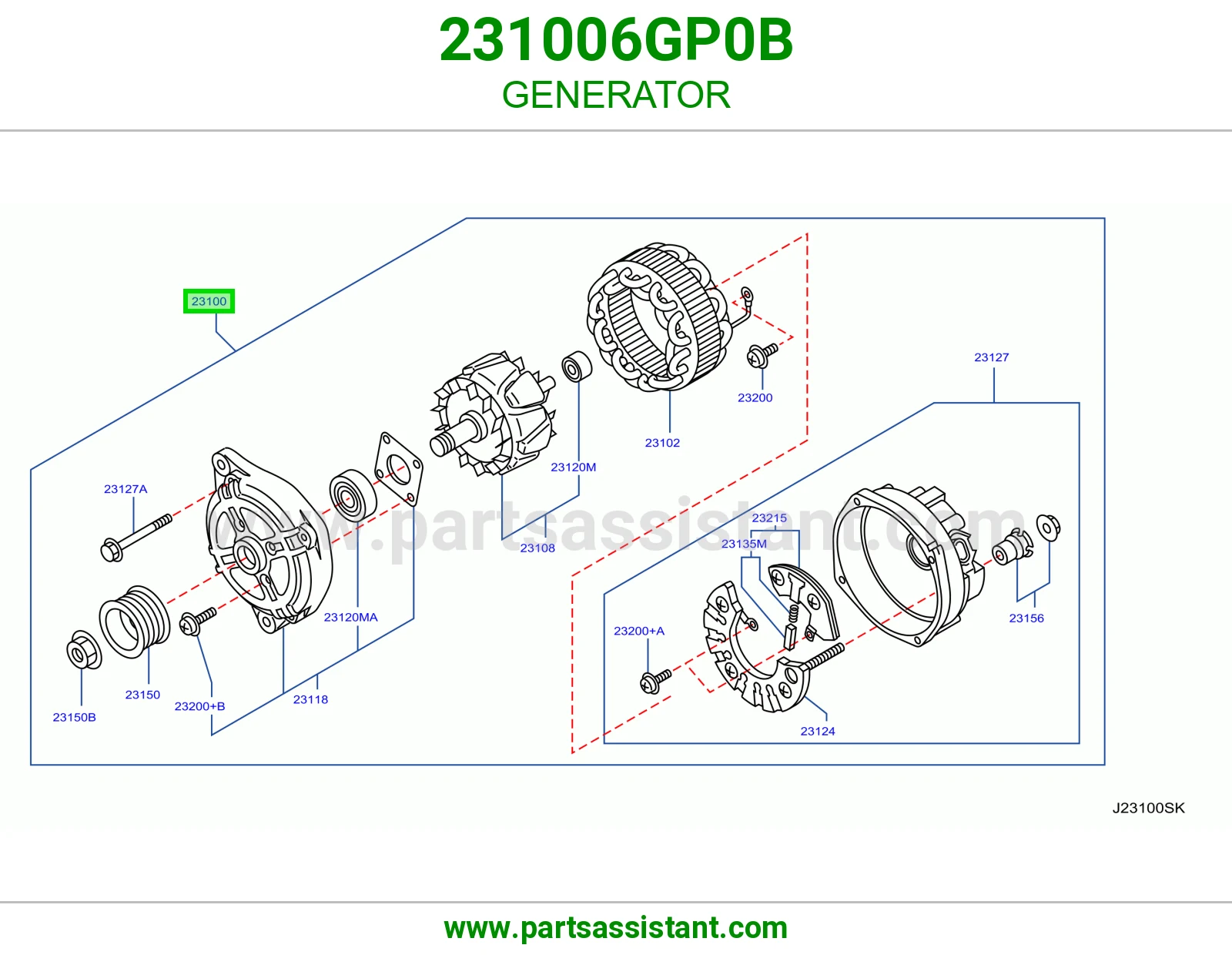 دينمو كهرب كامل 231006GP0B