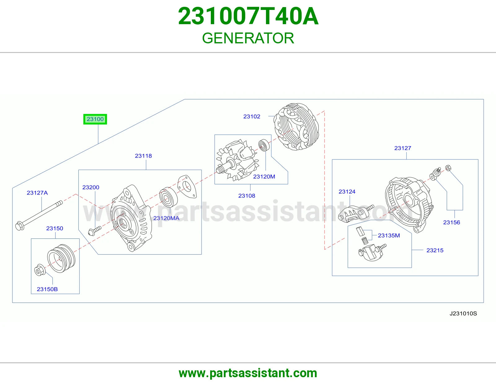 دينمو كهرب كامل 231007T40A