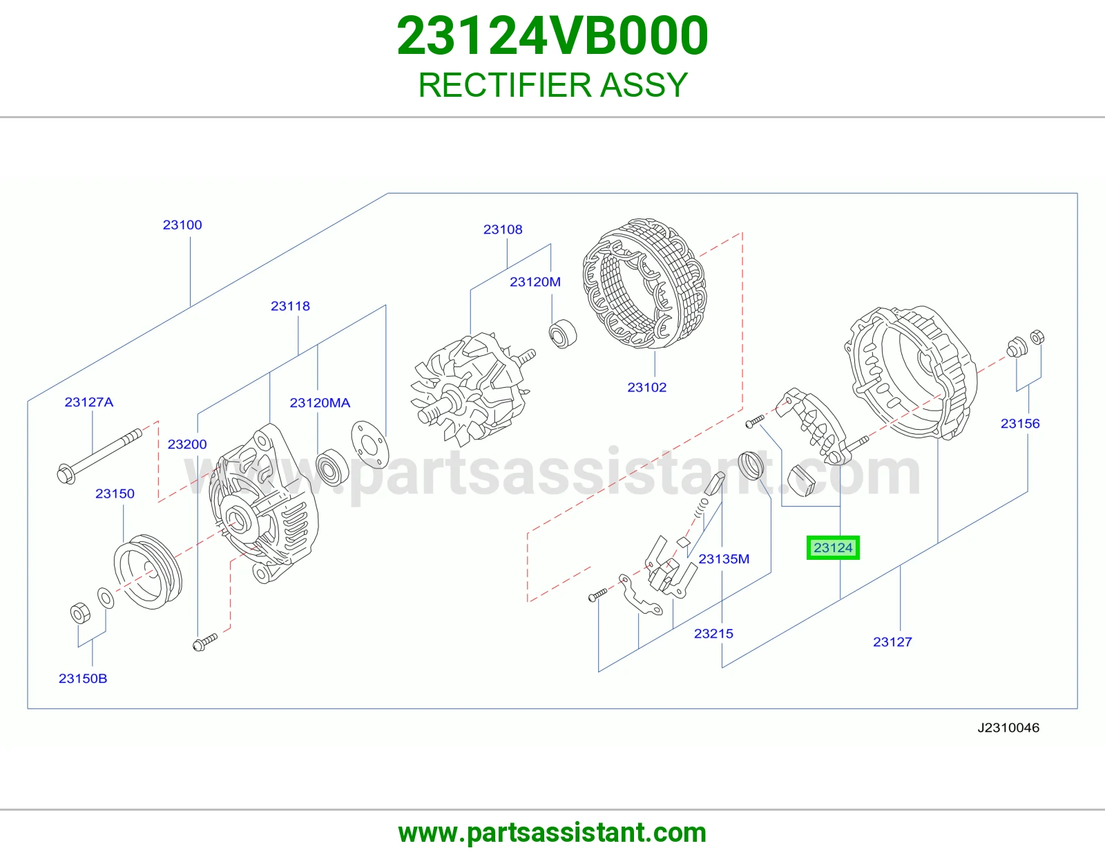 ركتفاير كامل 23124VB000
