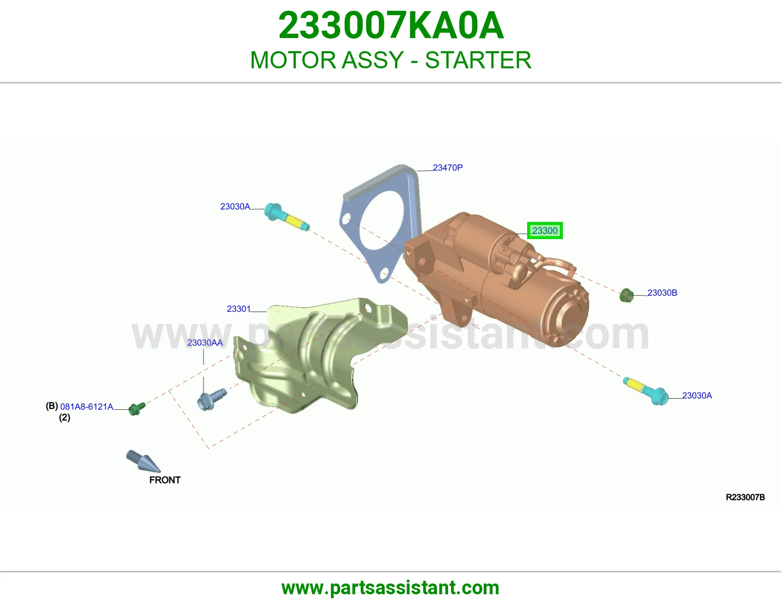 سلف مكينه كامل 233007KA0A