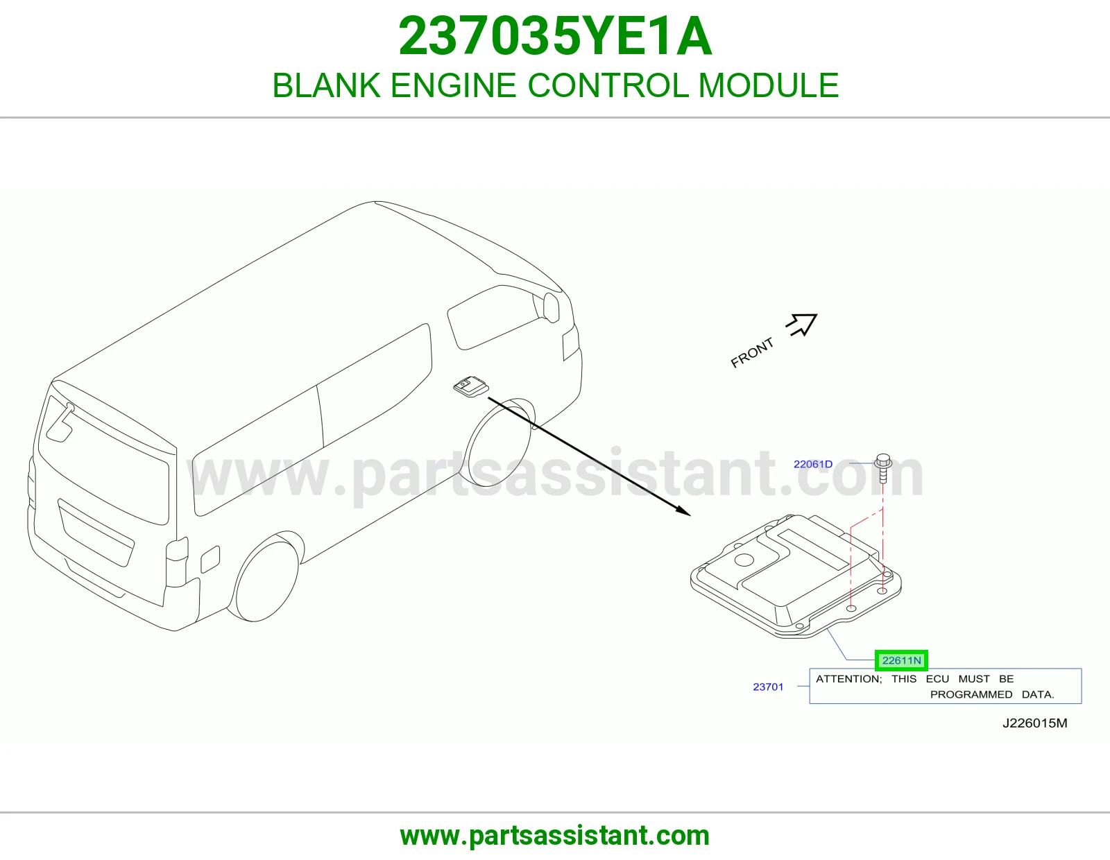 كمبيوتر مكينة خام بدون برمجة 237035YE1A