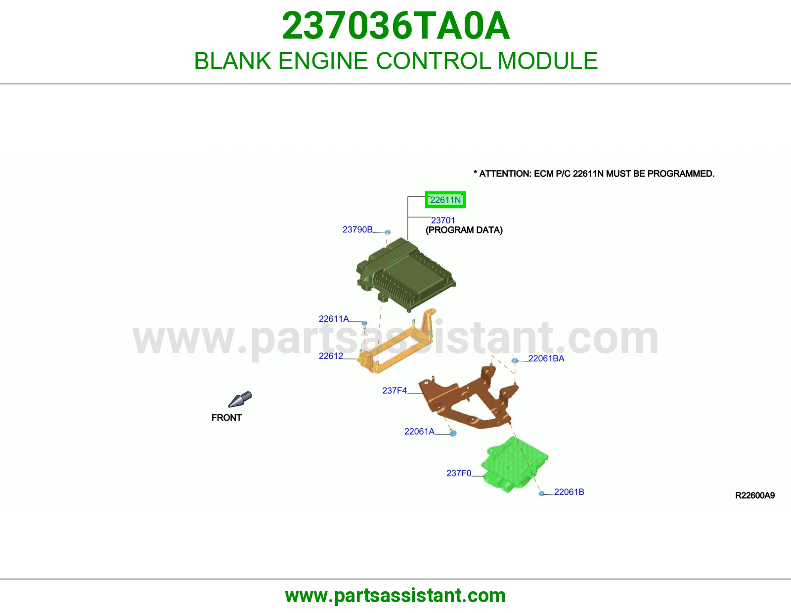 كمبيوتر مكينة خام بدون برمجة 237036TA0A