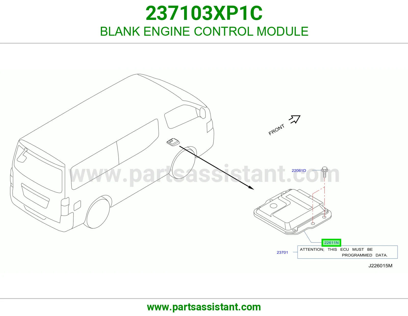 كمبيوتر مكينة خام بدون برمجة 237103XP1C
