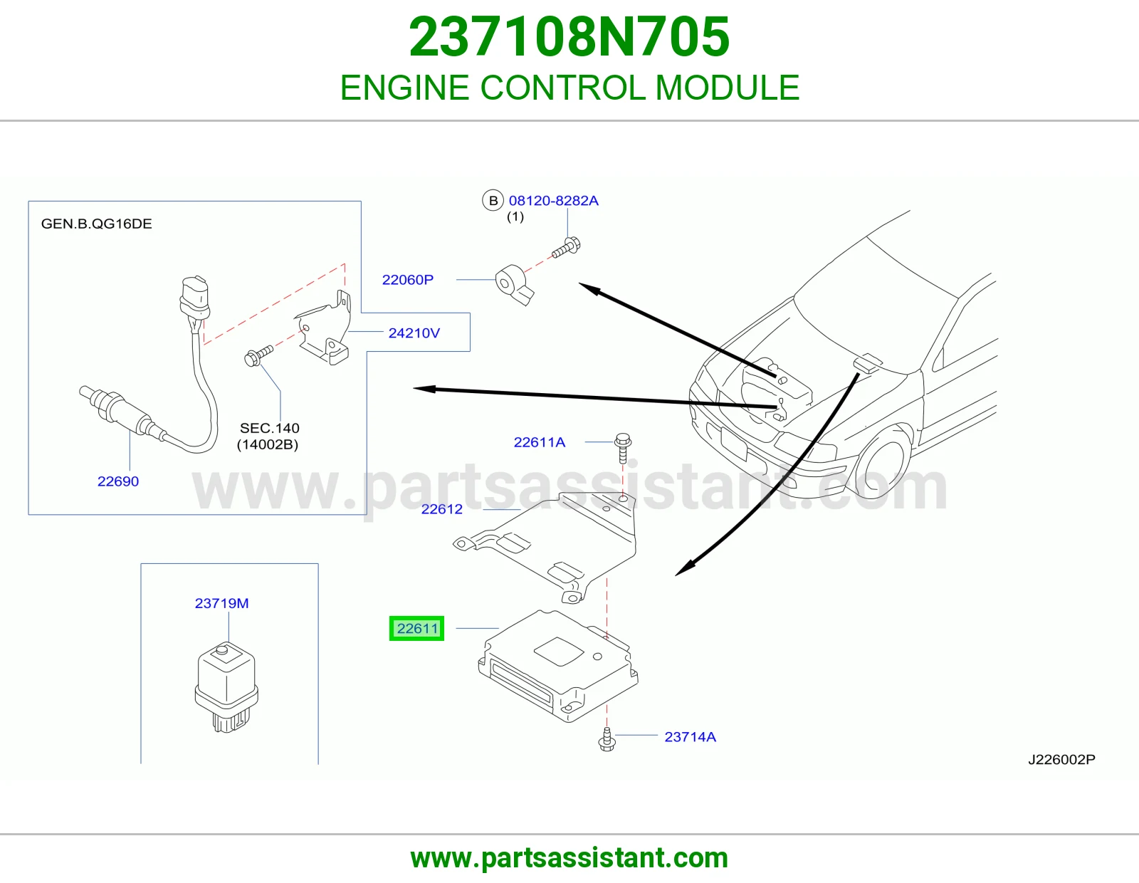 كمبيوتر تحكم مكينه 237108N705