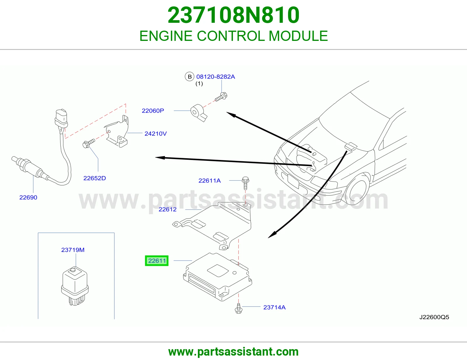 كمبيوتر تحكم مكينه 237108N810
